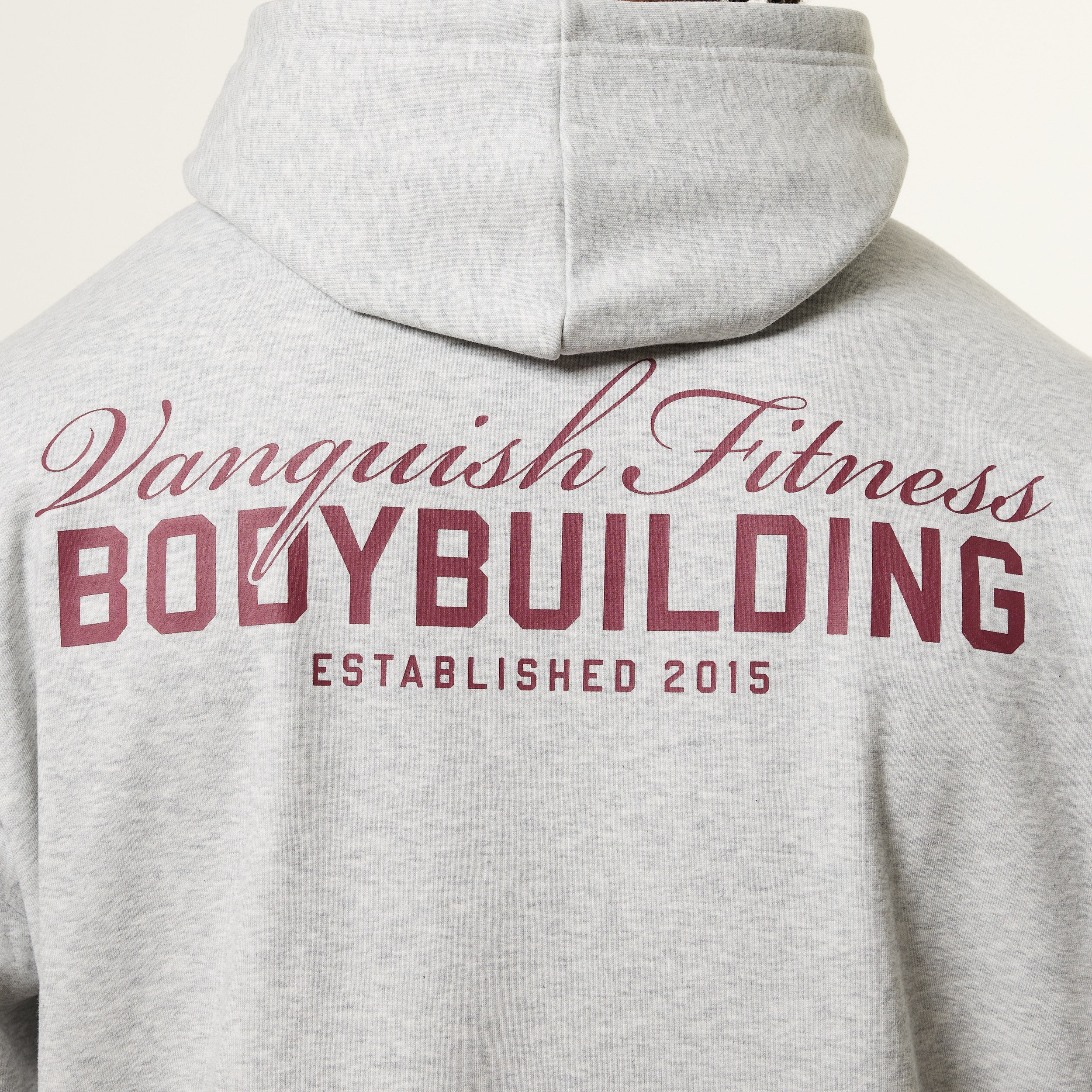 Vanquish Bodybuilding Grey Oversized Boxy Pullover Hoodie - Image 6
