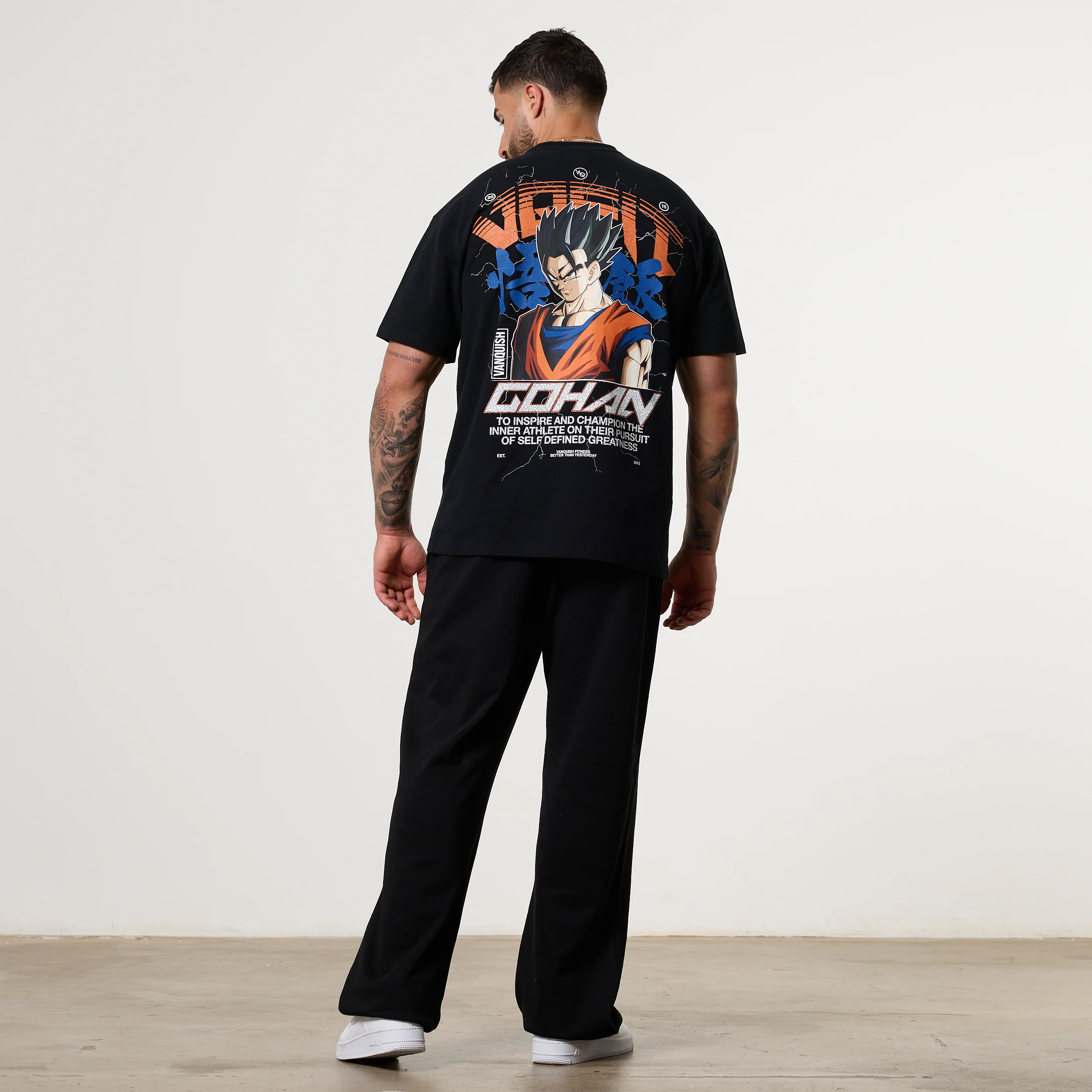 Vanquish DBS Gohan Black Oversized T-Shirt - Image 3