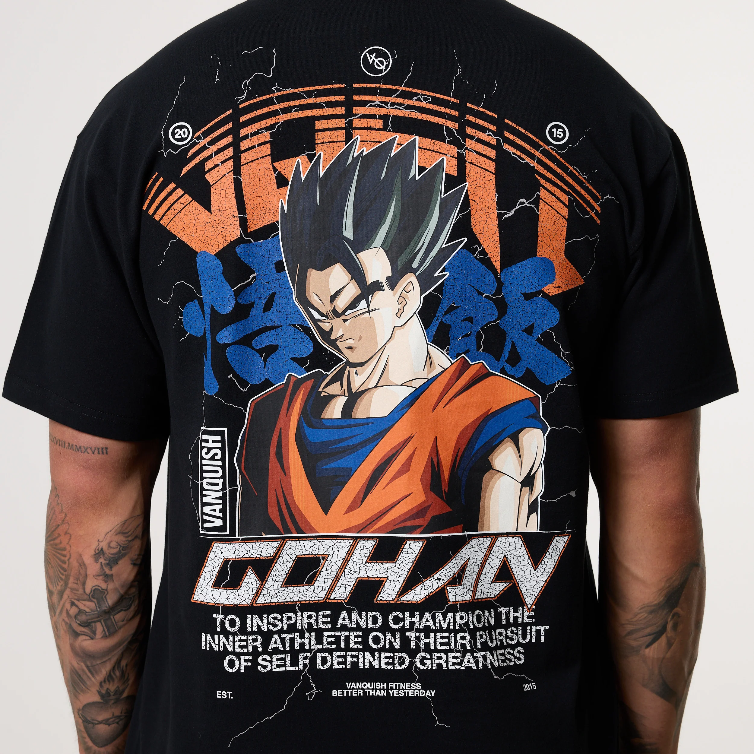 Vanquish DBS Gohan Black Oversized T-Shirt - Image 6