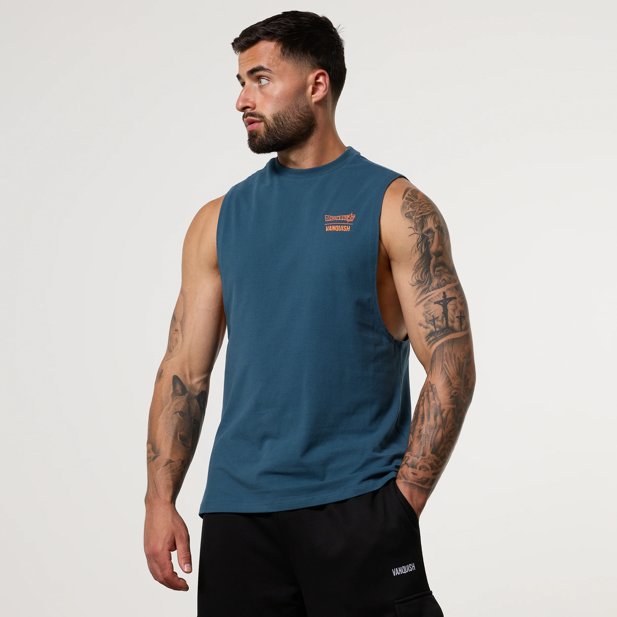 Vanquish DBS Gohan Blue Sleeveless T-Shirt - Image 2