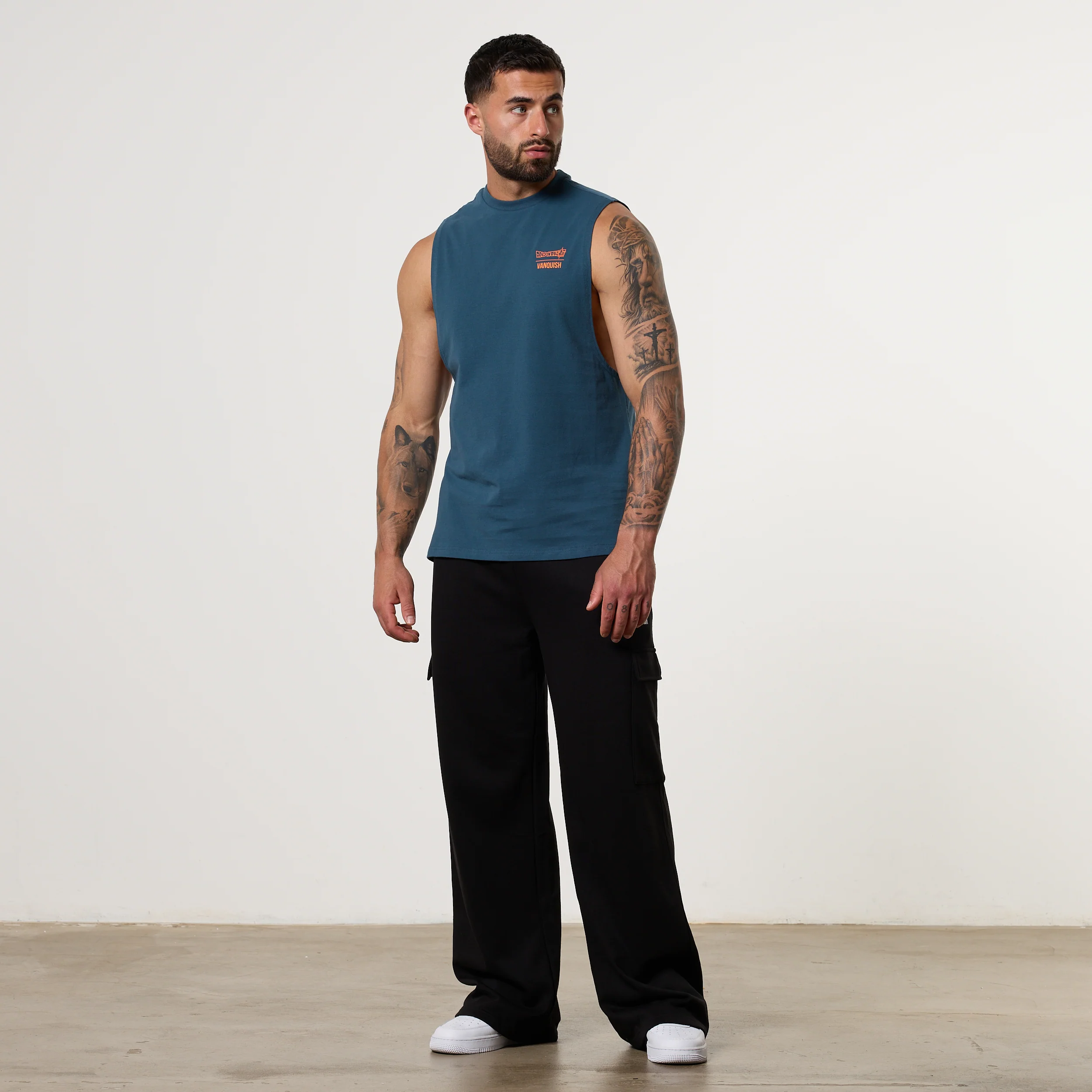 Vanquish DBS Gohan Blue Sleeveless T-Shirt - Image 3