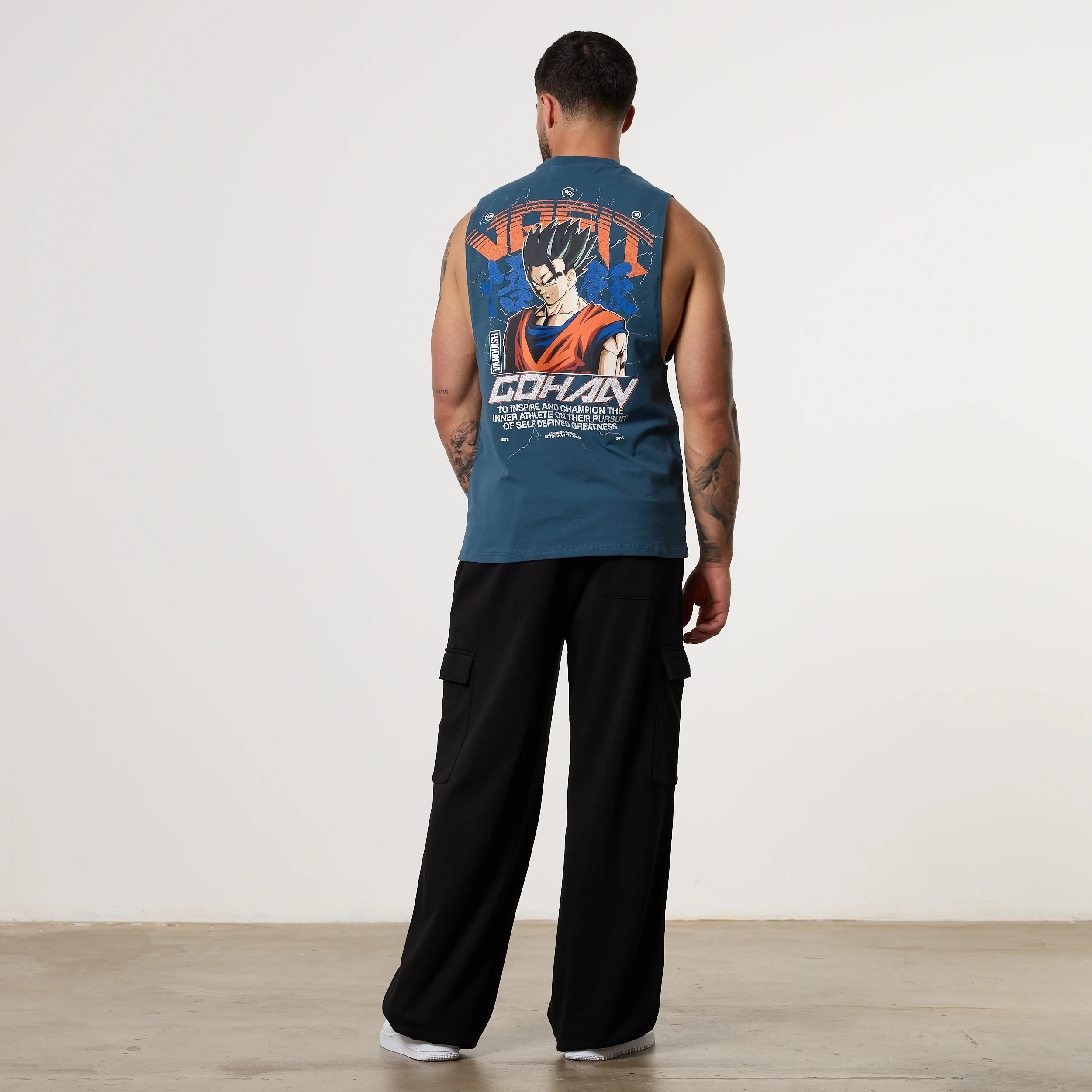 Vanquish DBS Gohan Blue Sleeveless T-Shirt - Image 6