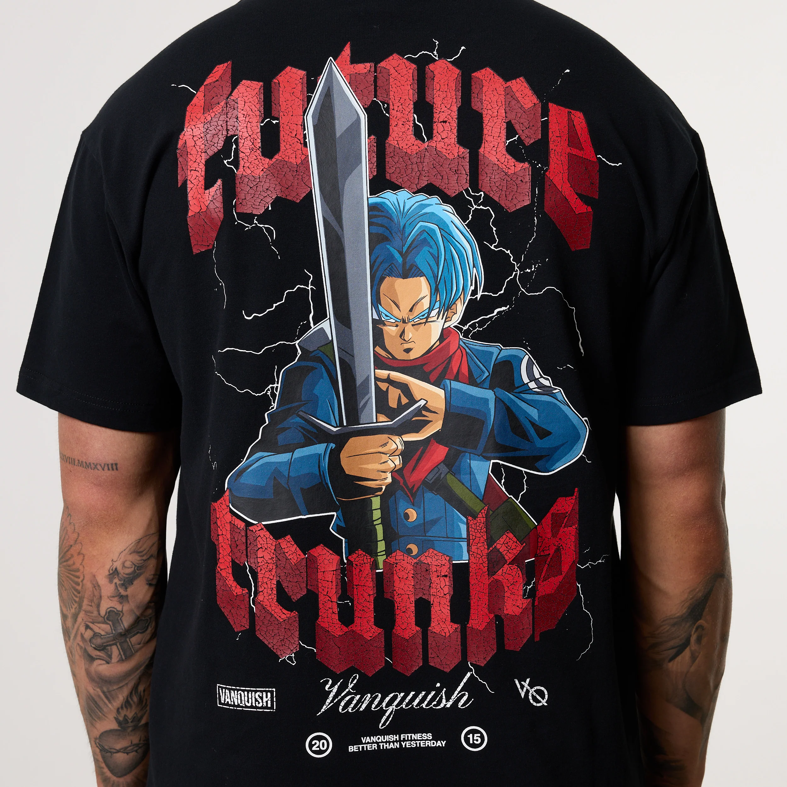 Vanquish DBS Trunks Black Oversized T-Shirt - Image 3