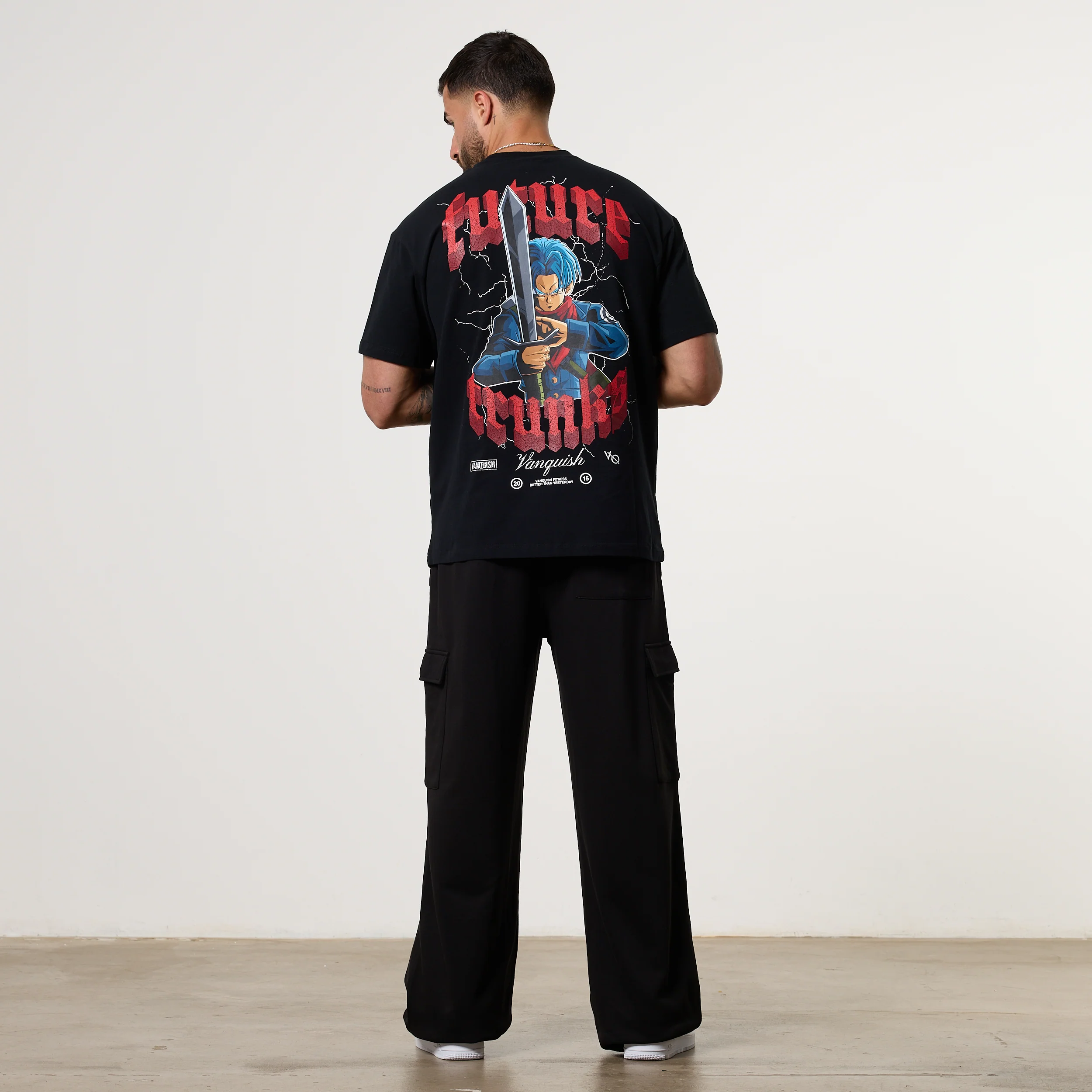 Vanquish DBS Trunks Black Oversized T-Shirt - Image 4