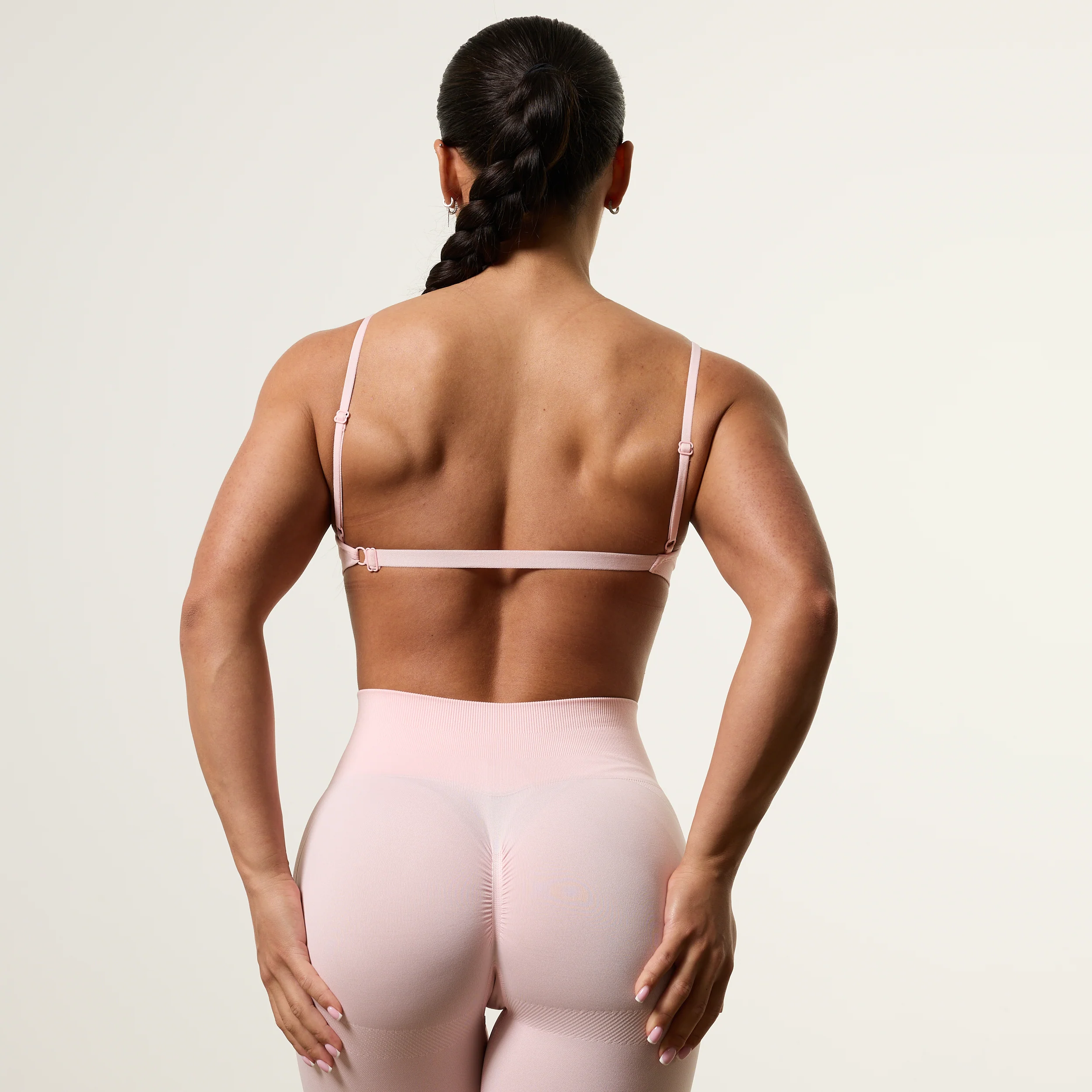 Vanquish Elevate Seamless Ballet Pink Minimal Bra - Image 2