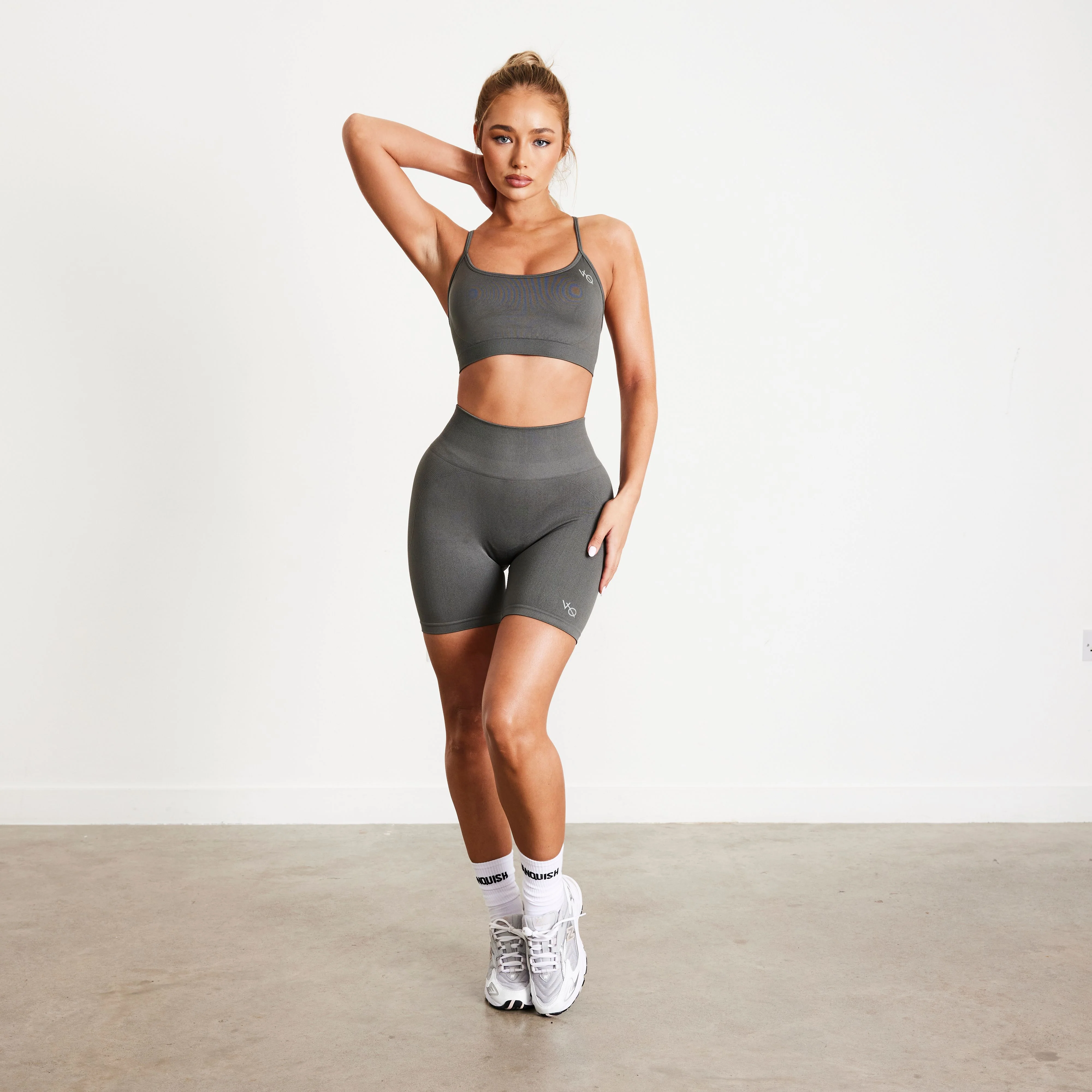 Vanquish Elevate Seamless Scrunch Dark Olive Shorts - Image 6