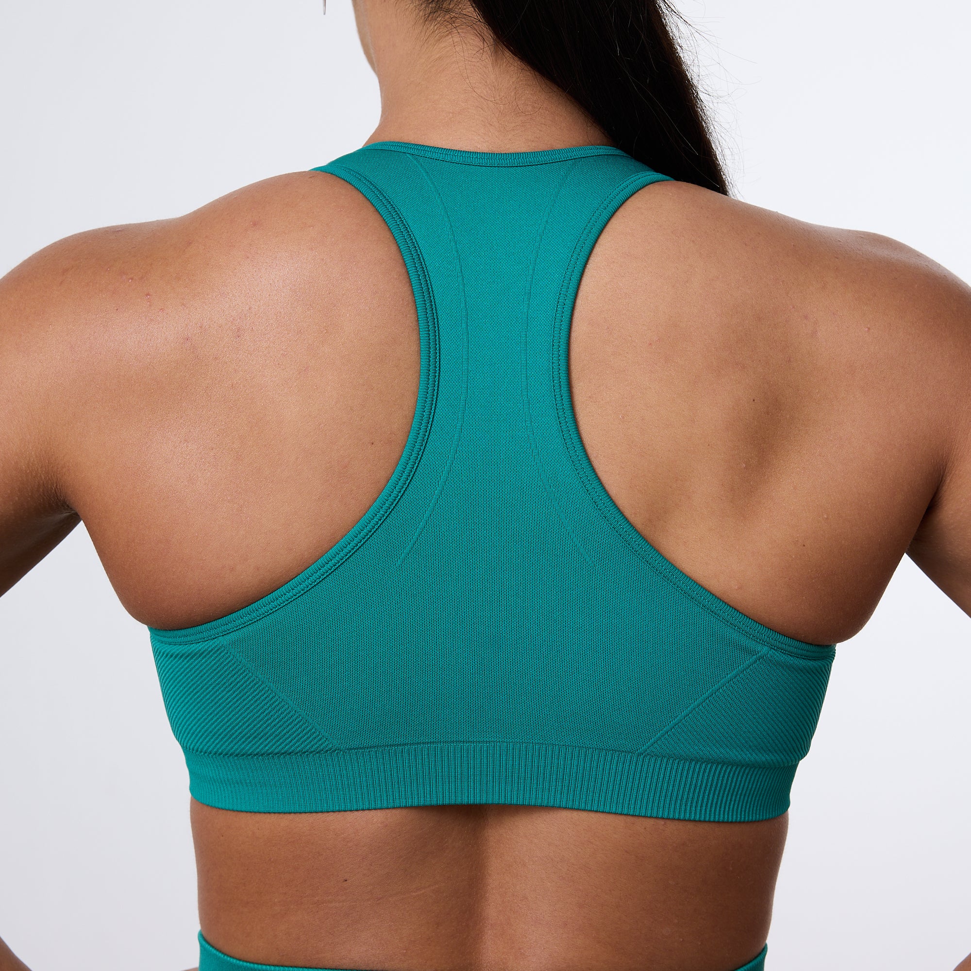 Vanquish Elevate Seamless Emerald Teal Support Bra - Image 5
