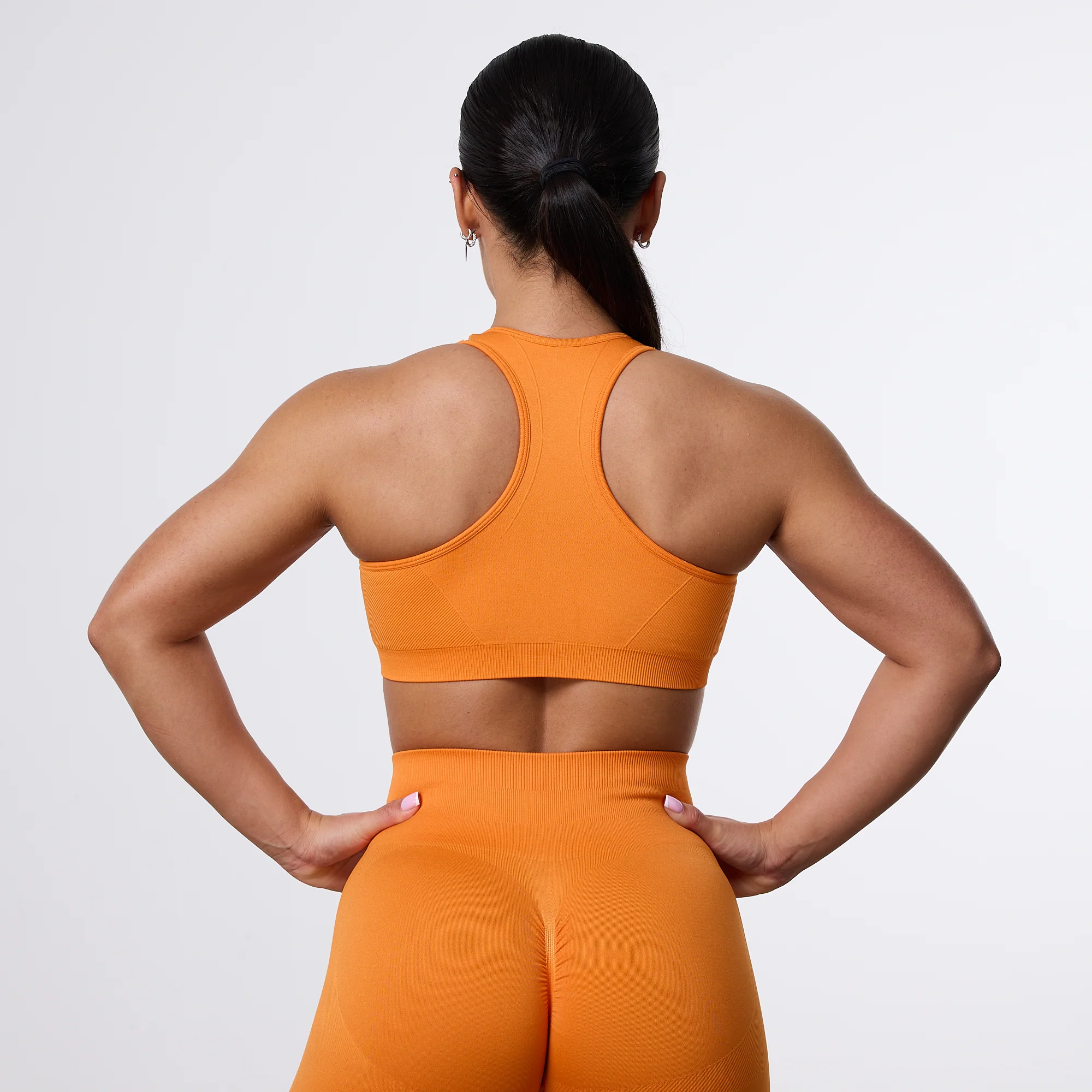 Vanquish Elevate Seamless Orange Support Bra - Image 4