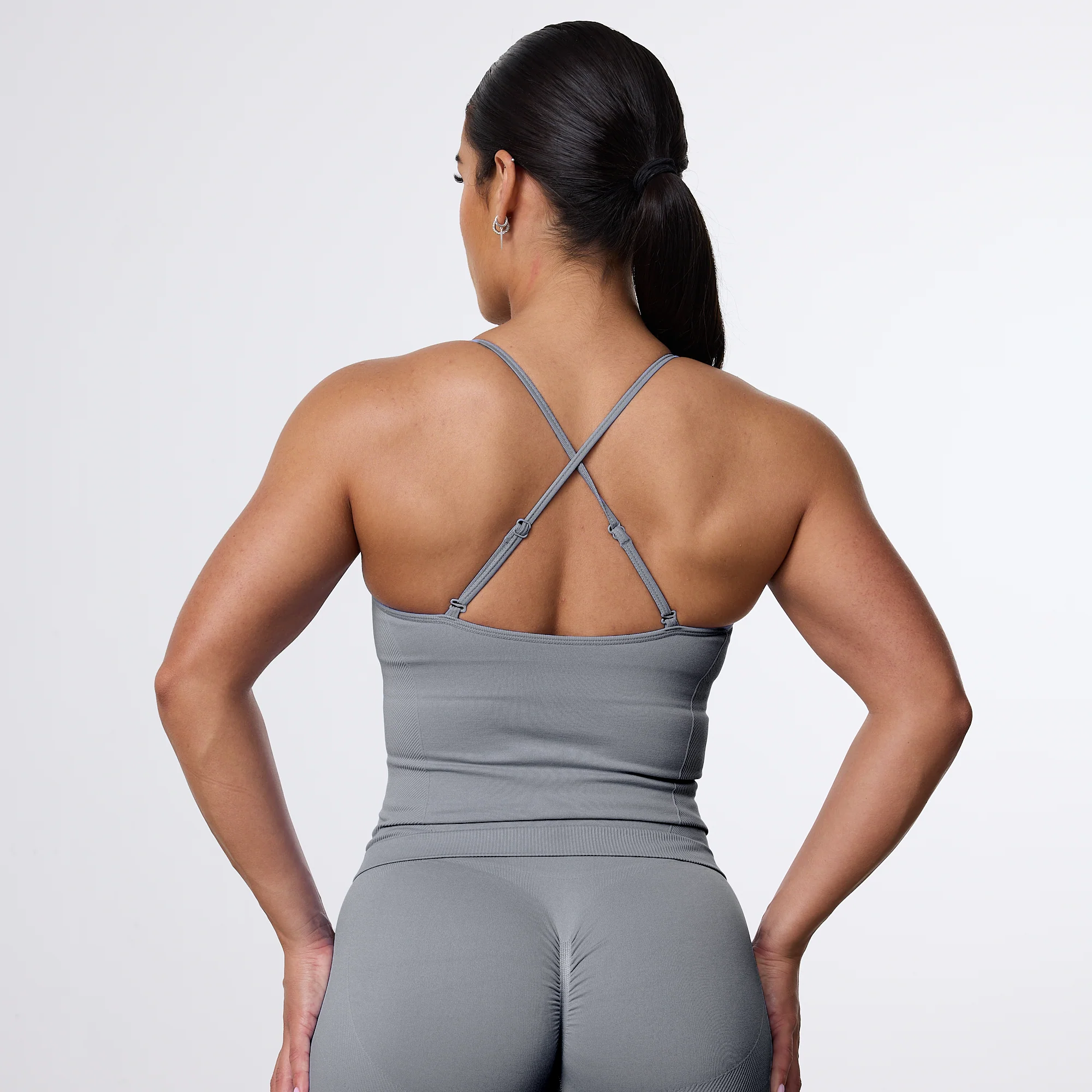 Vanquish Elevate Seamless Smoke Grey 2 in 1 Vest - Image 4