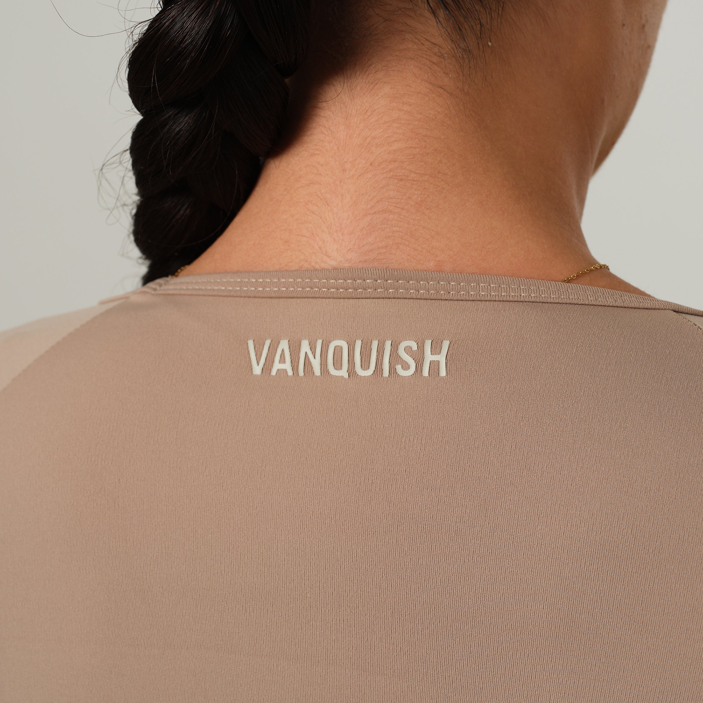 VANQUISH ENHANCE LATTE LONG SLEEVE SHRUG - Image 5