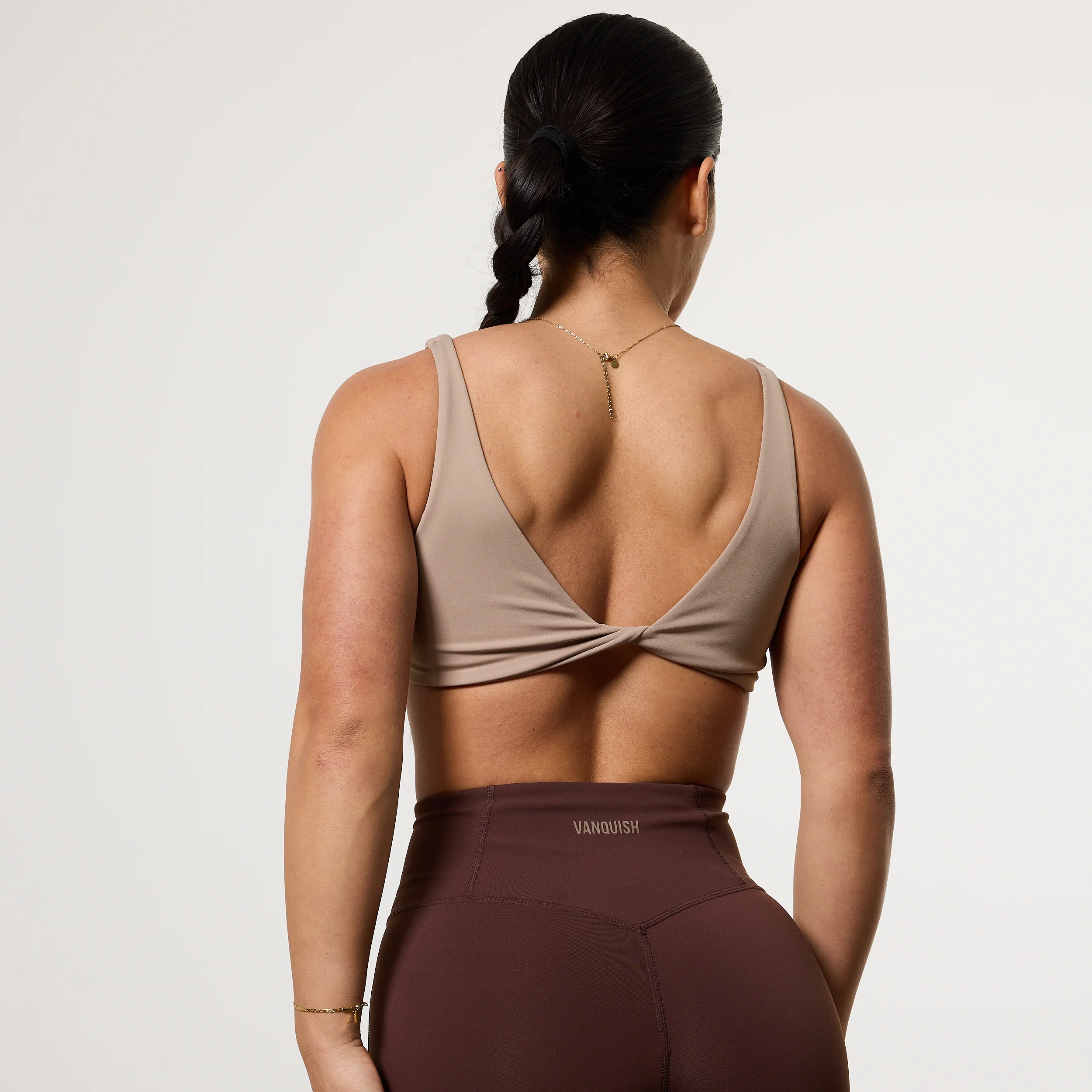 VANQUISH ENHANCE LATTE TWIST FRONT BRA - Image 3