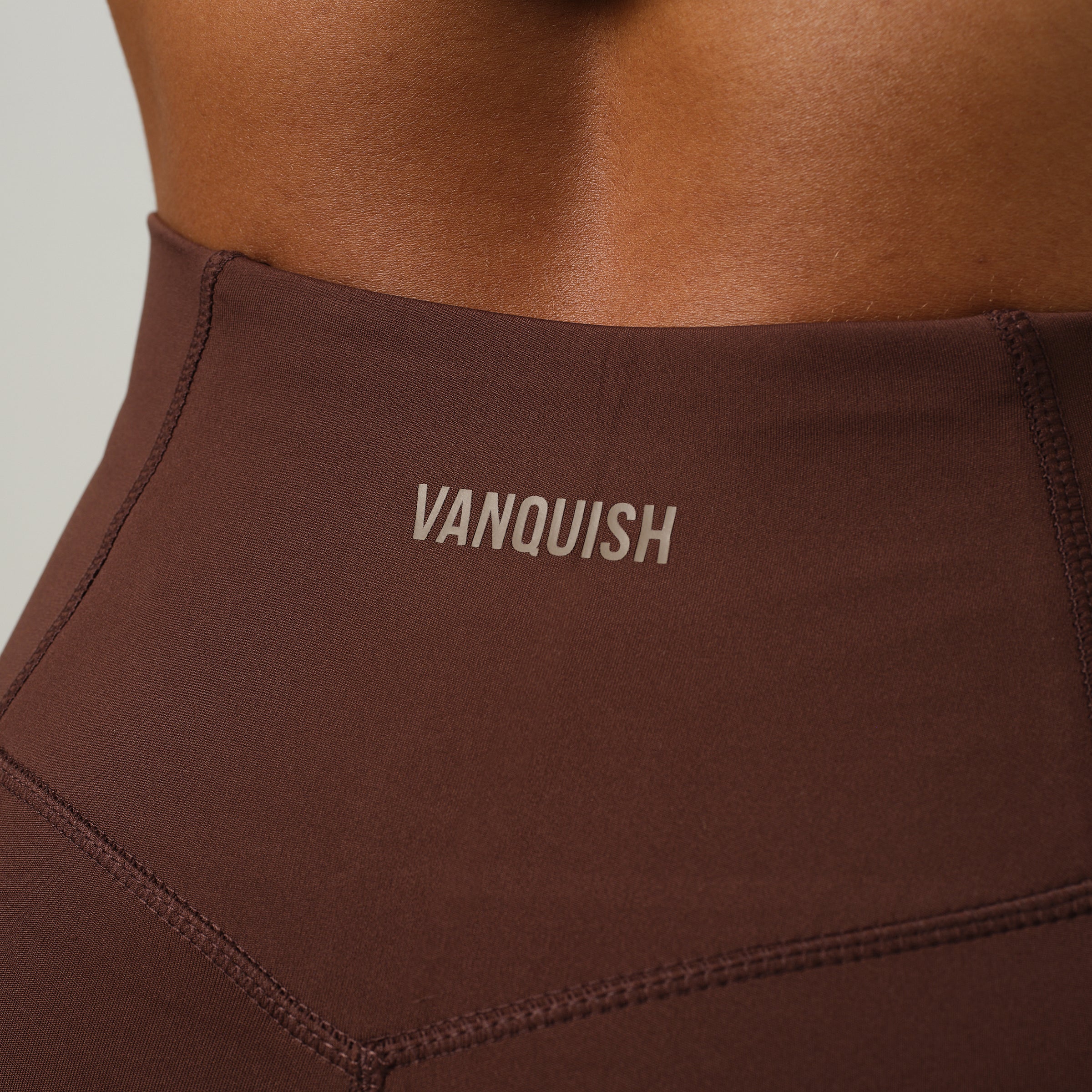 VANQUISH ENHANCE COFFEE BROWN PETITE HIGH-WAIST FLARED LEGGING - Image 5