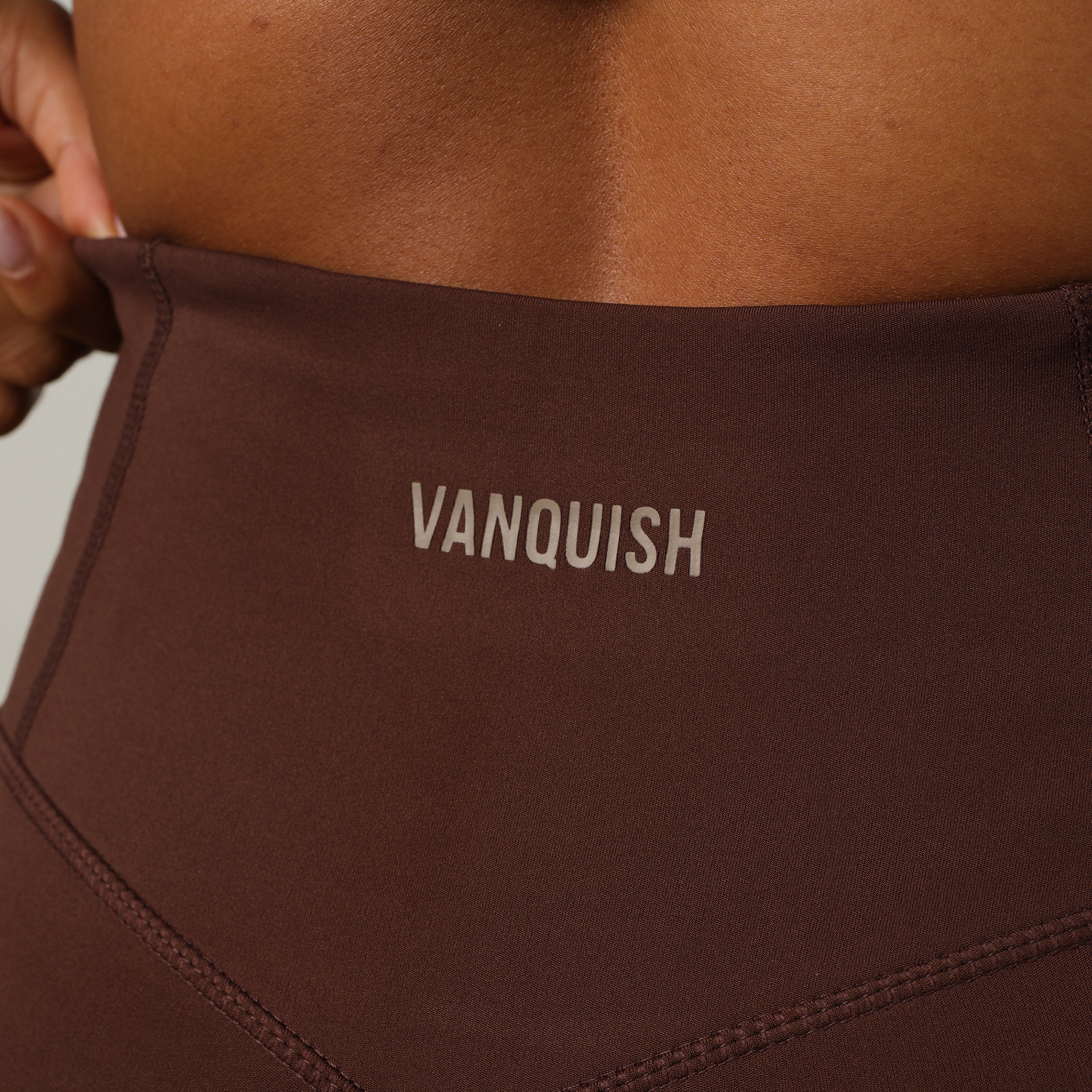VANQUISH ENHANCE PETITE COFFEE BROWN HIGH-WAIST LEGGING - Image 5