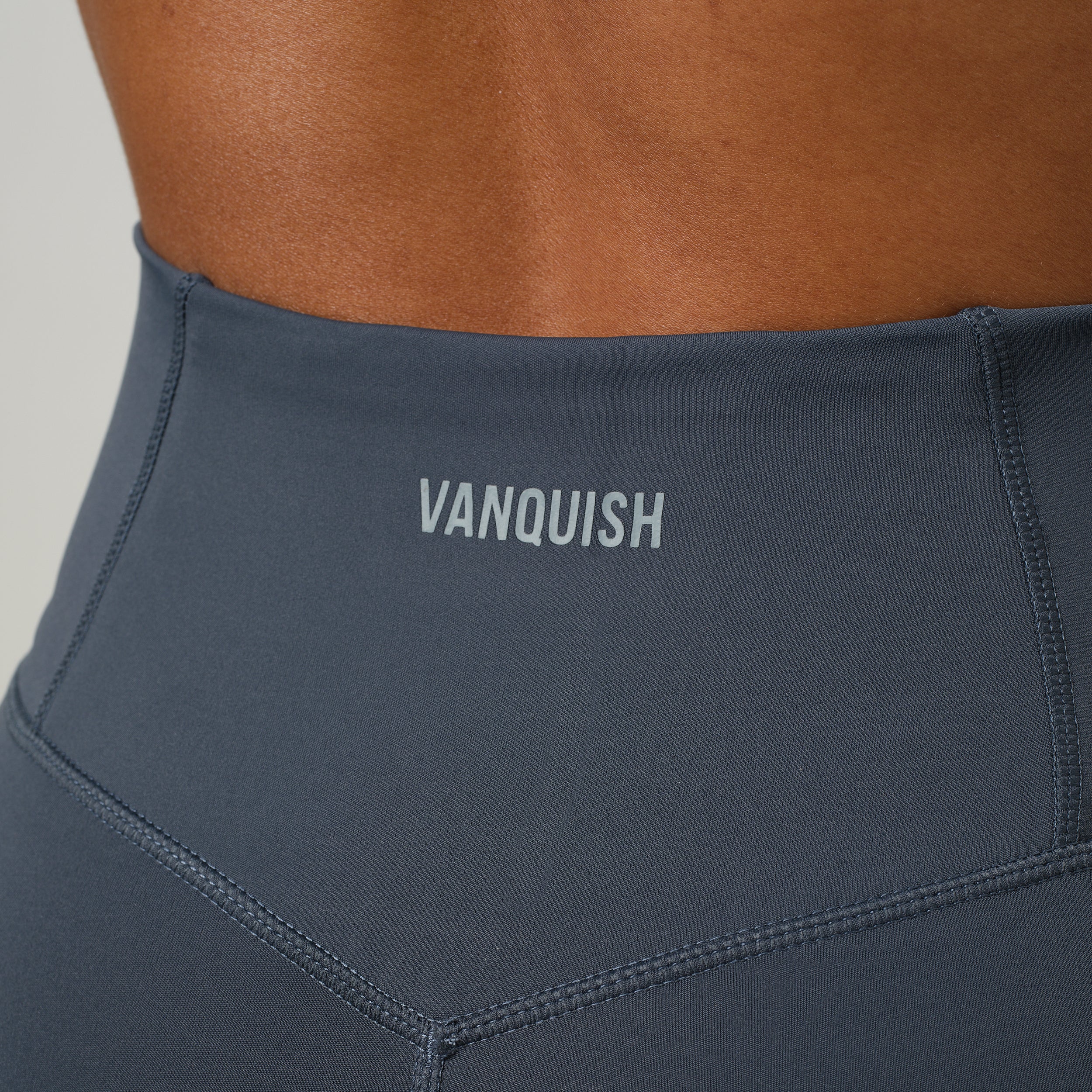 VANQUISH ENHANCE STEEL BLUE HIGH-WAIST FLARED LEGGING - Image 5