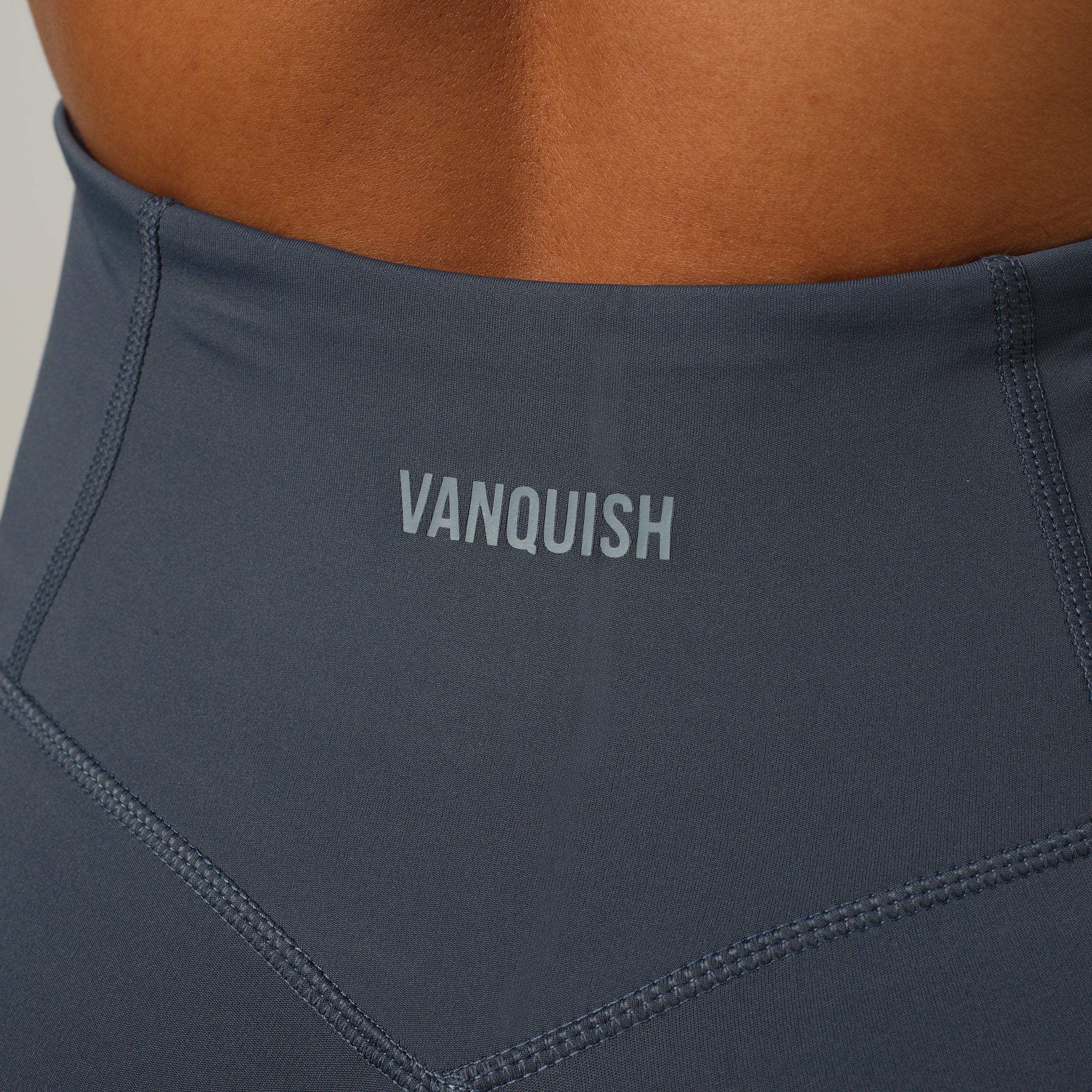 VANQUISH ENHANCE STEEL BLUE HIGH-WAIST LEGGING - Image 5