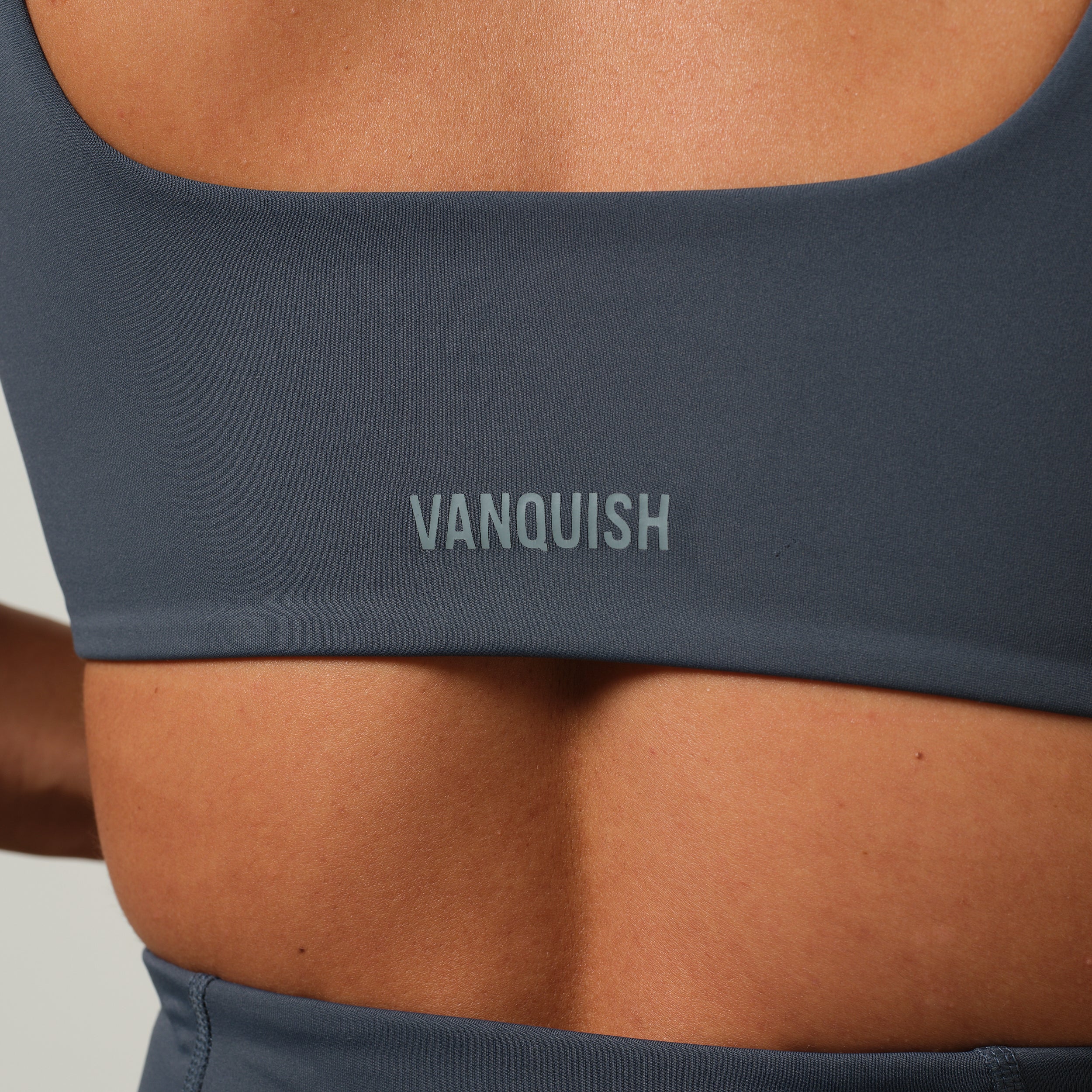 VANQUISH ENHANCE STEEL BLUE TWIST FRONT BRA - Image 5