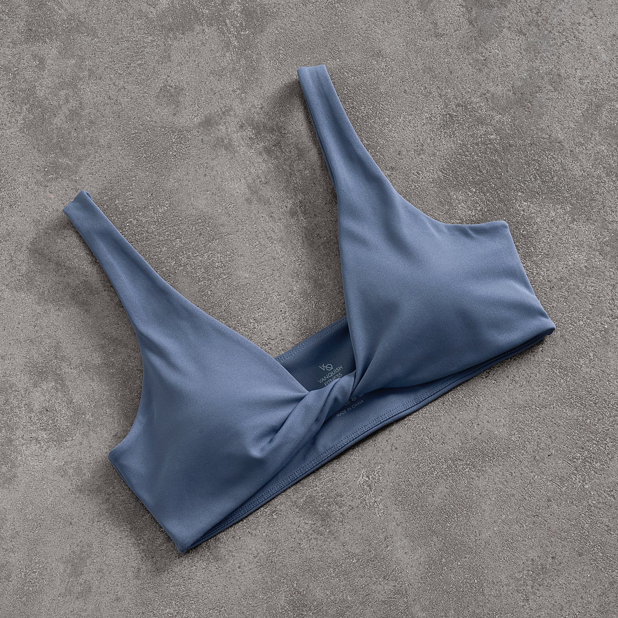VANQUISH ENHANCE STEEL BLUE TWIST FRONT BRA - Image 8