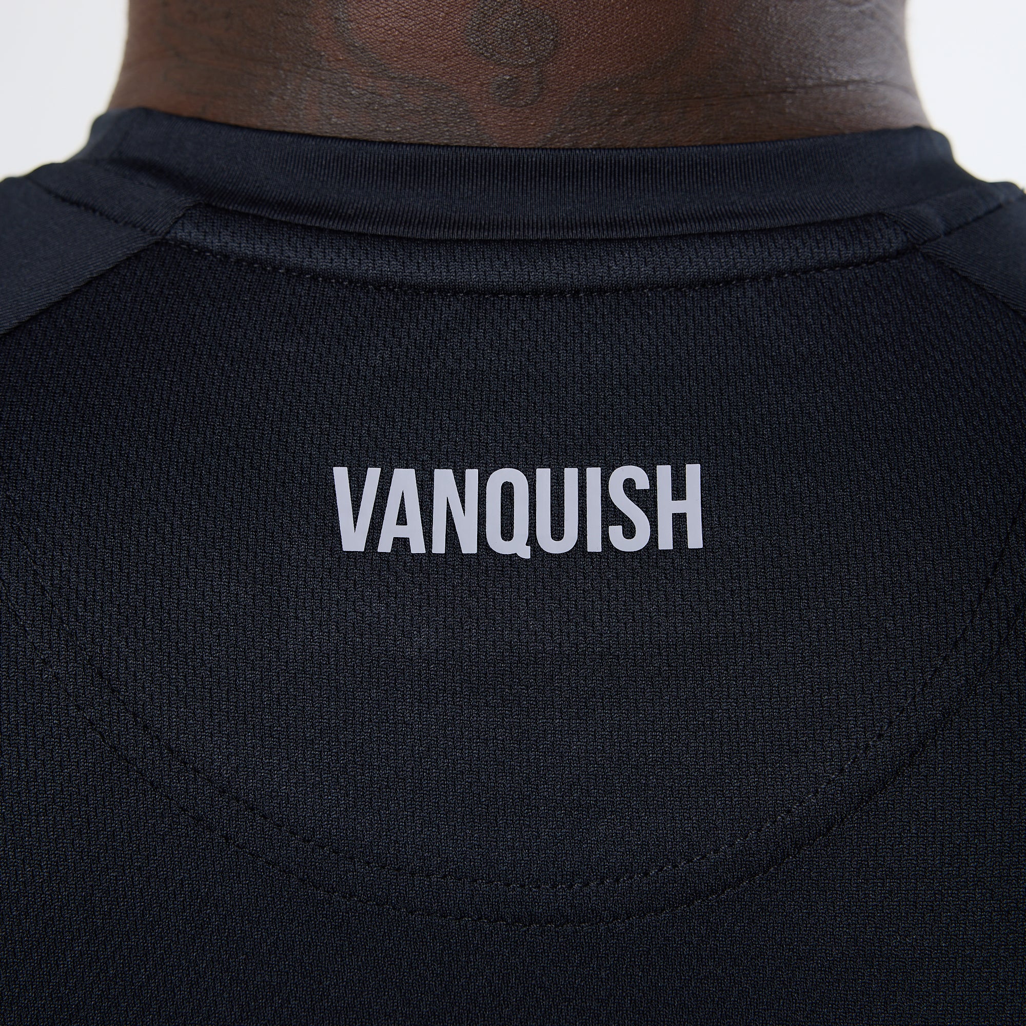 Vanquish Essential Black Performance Oversized T Shirt - Image 6