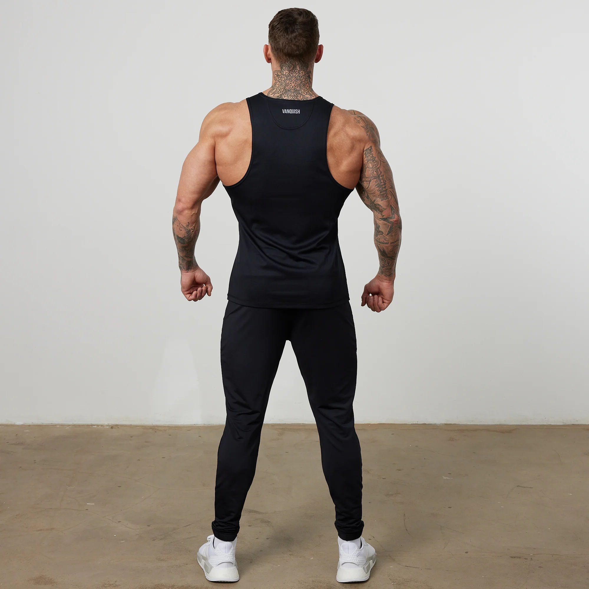 Vanquish Essential Black Performance Tank Top - Image 4