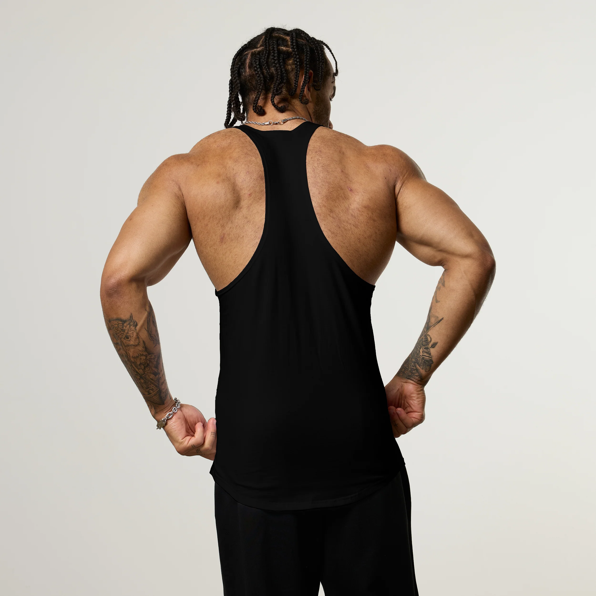 Vanquish Essential V2 Black Stringer Vest - Image 5