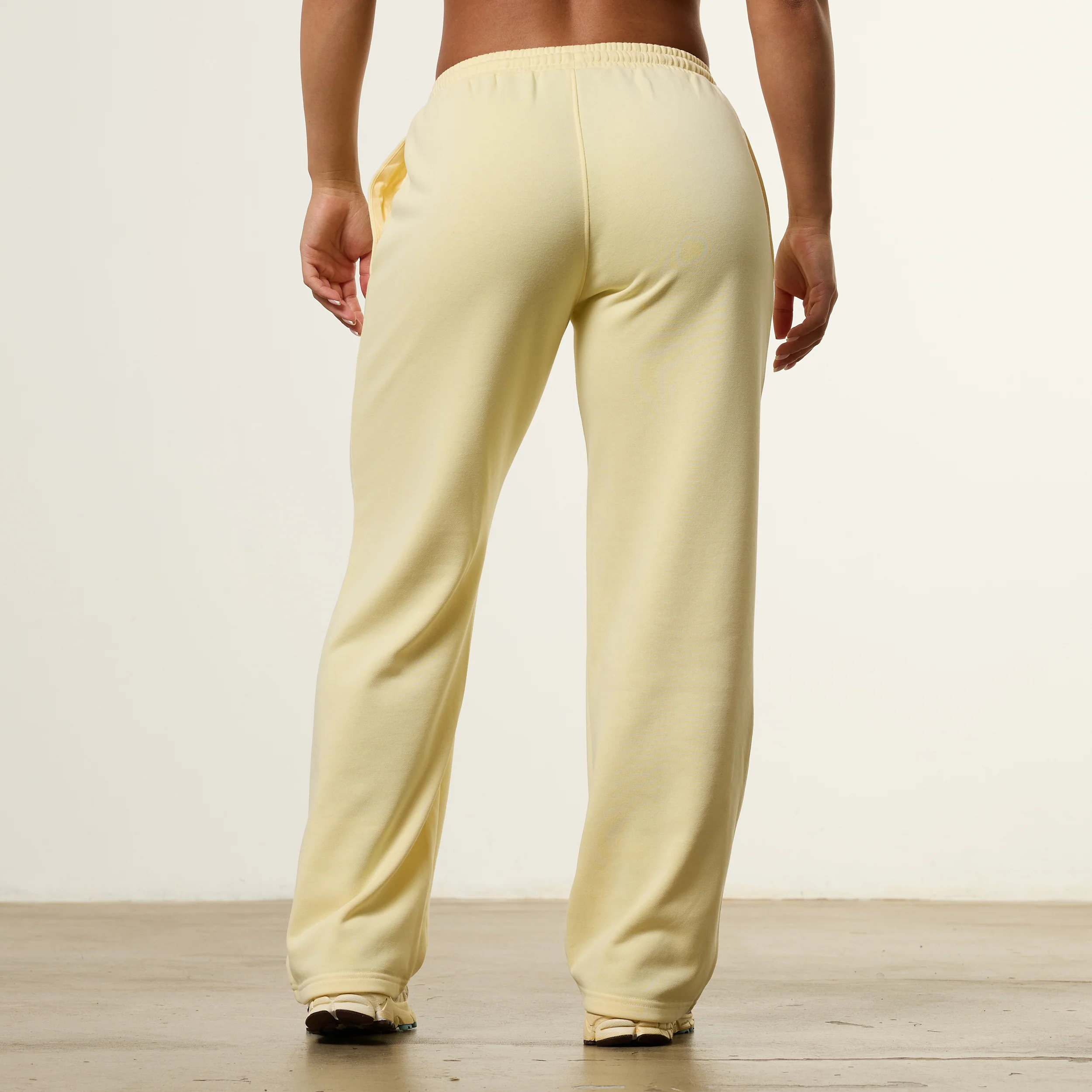 Vanquish Essential Butter Yellow Straight Leg Sweatpants - Image 4