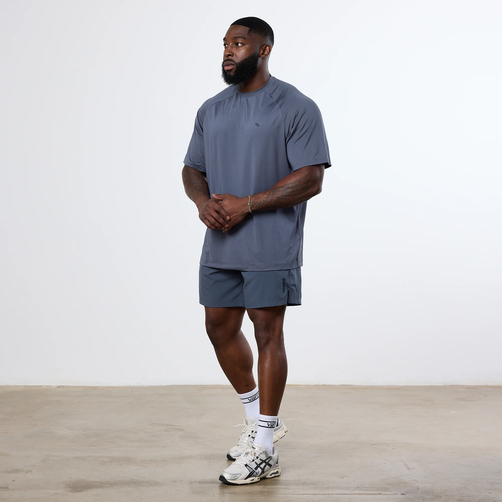 Vanquish Essential Denim Blue 7" Performance Shorts - Image 3