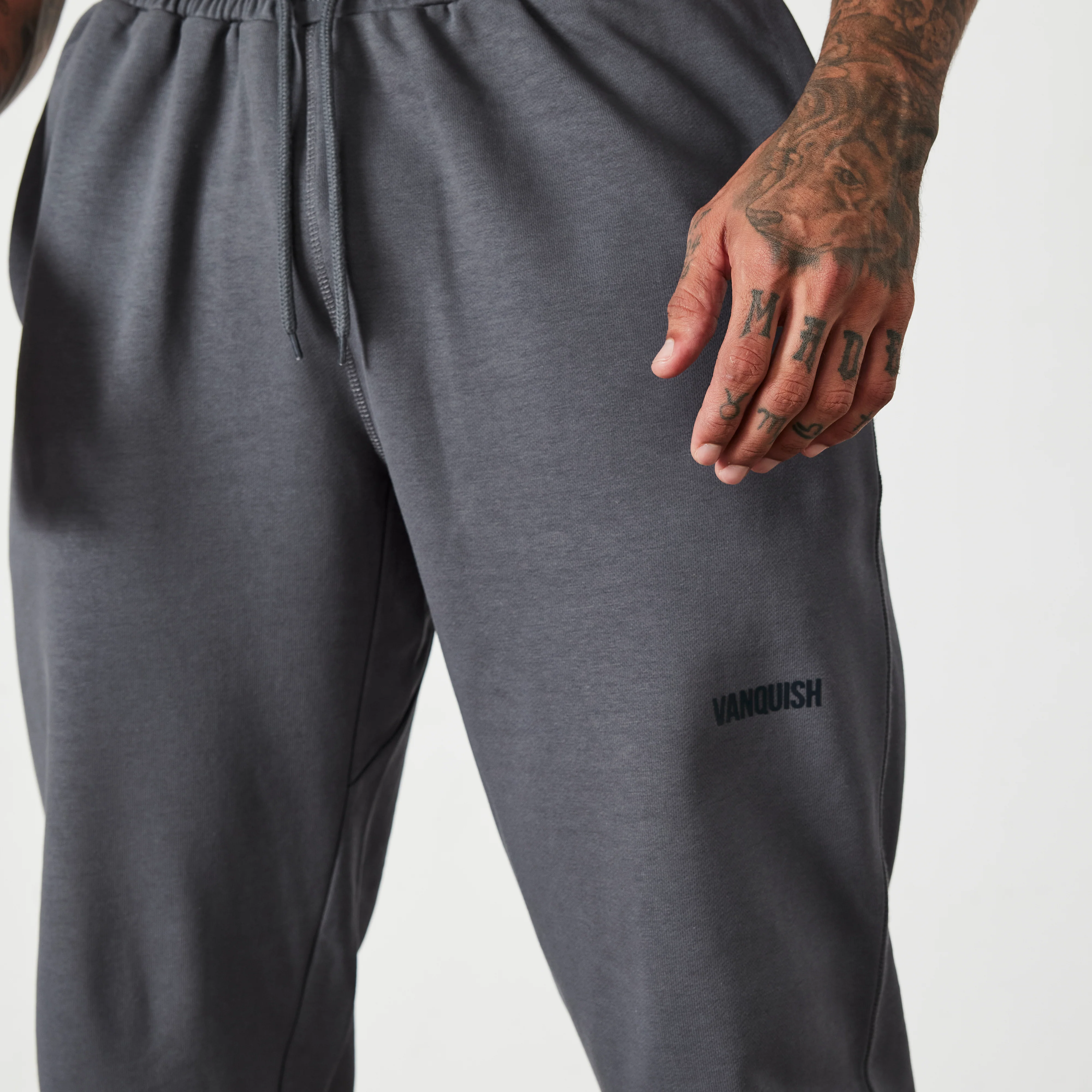 Vanquish Essential Denim Blue Oversized Sweatpants - Image 3