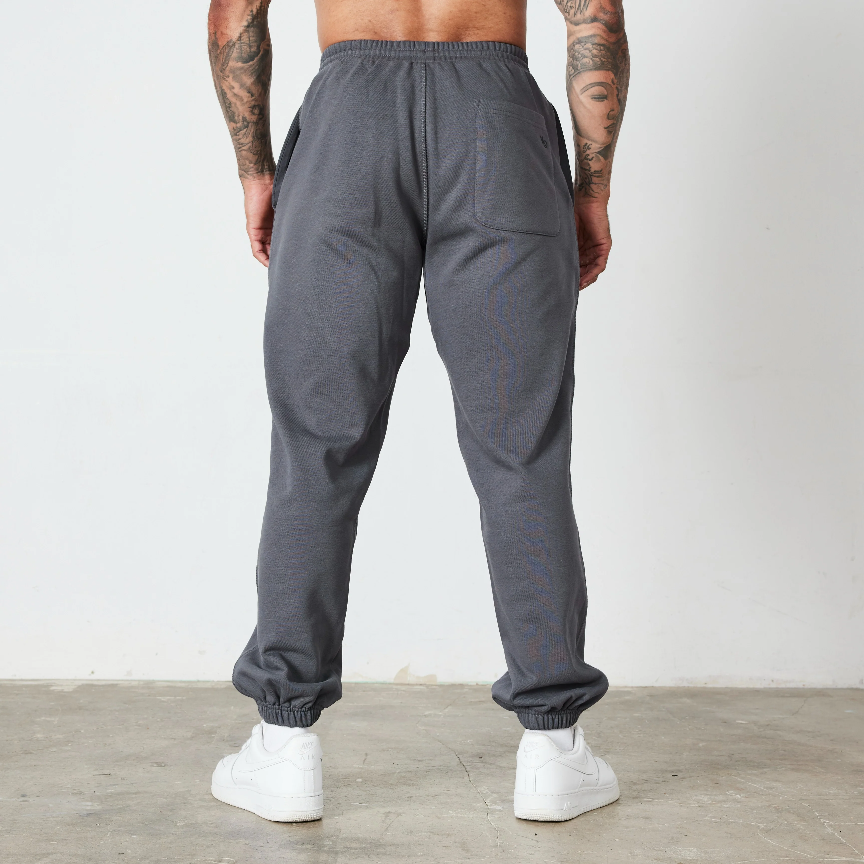Vanquish Essential Denim Blue Oversized Sweatpants - Image 5