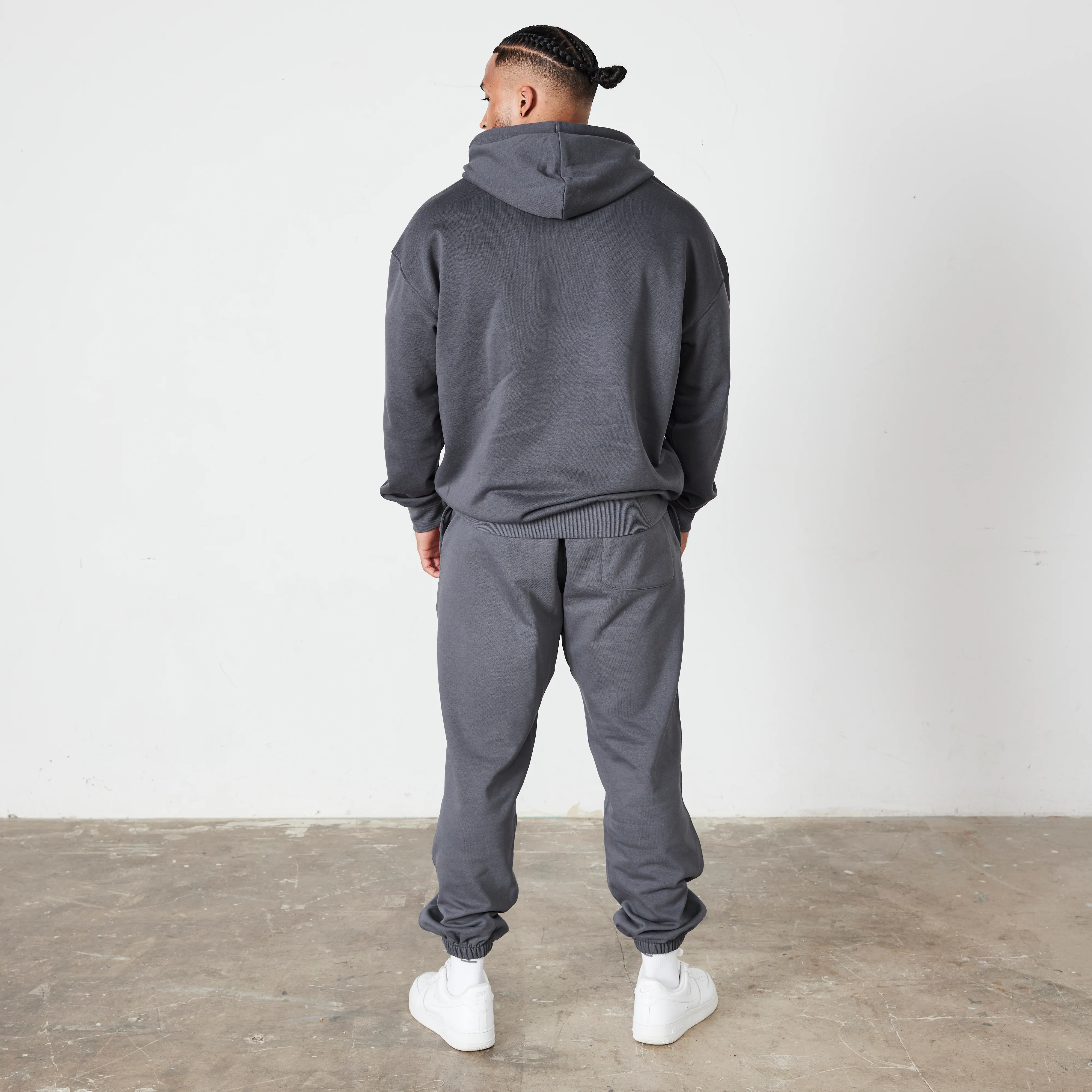 Vanquish Essential Denim Blue Oversized Pullover Hoodie - Image 3