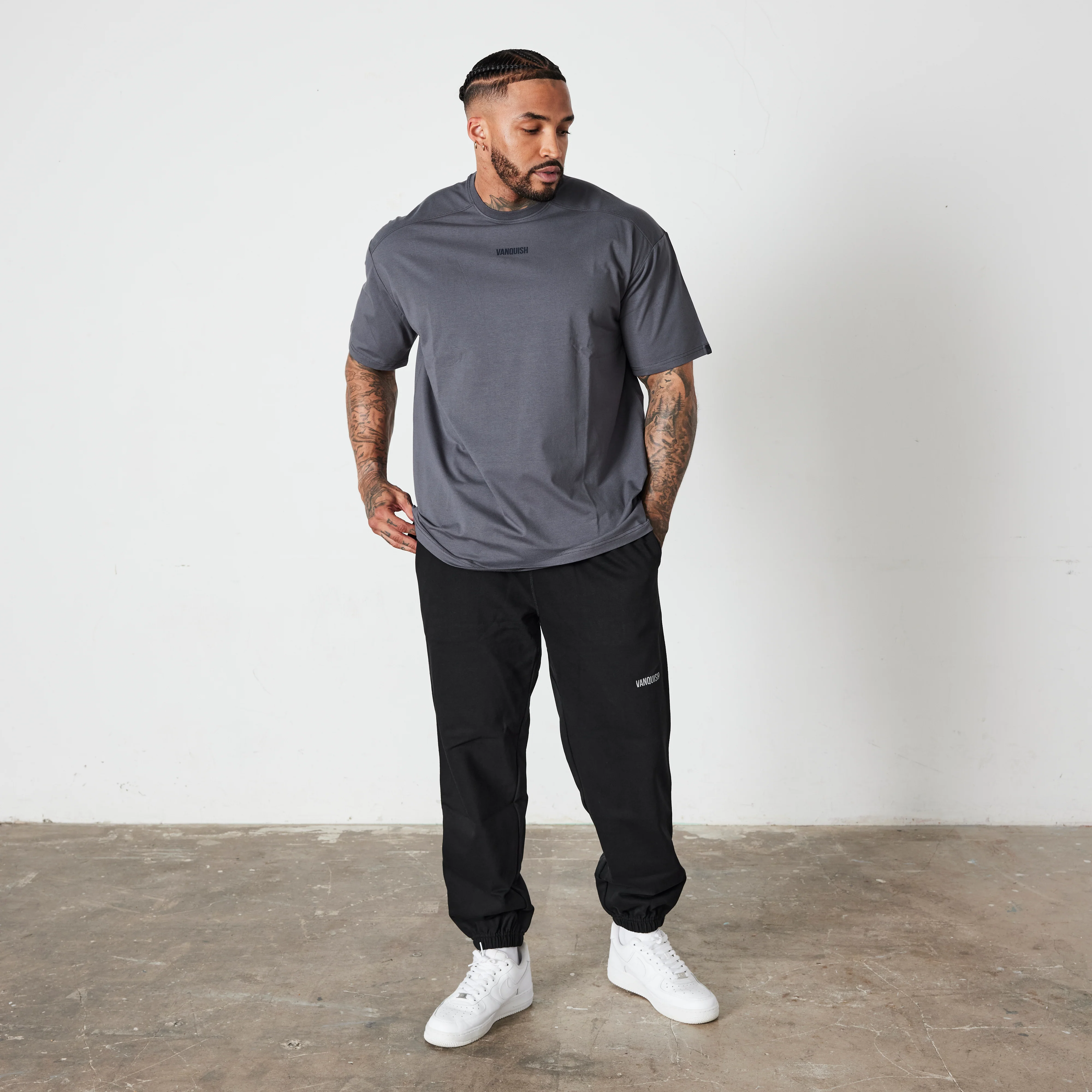 Vanquish Essential Denim Blue Oversized T Shirt - Image 2