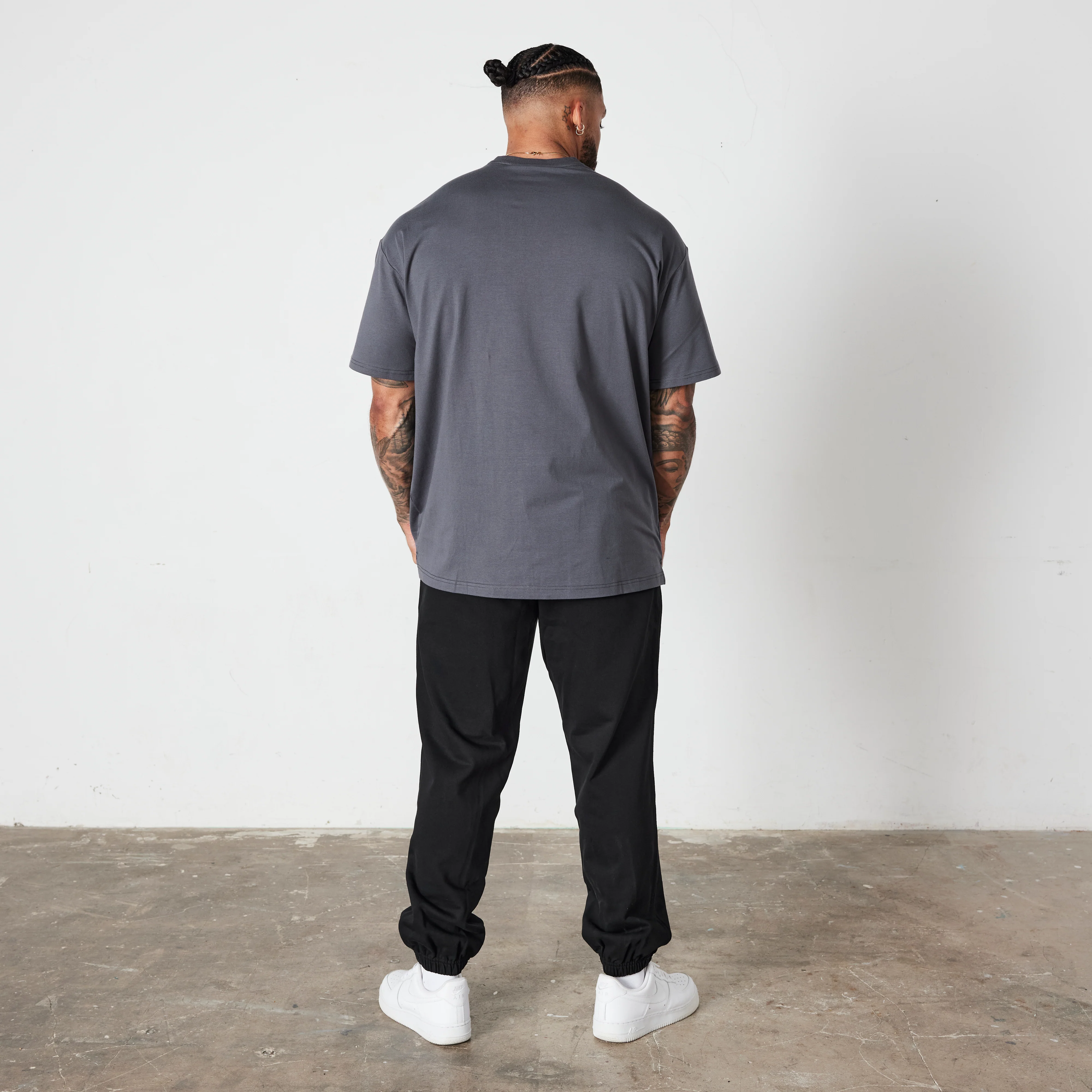 Vanquish Essential Denim Blue Oversized T Shirt - Image 4