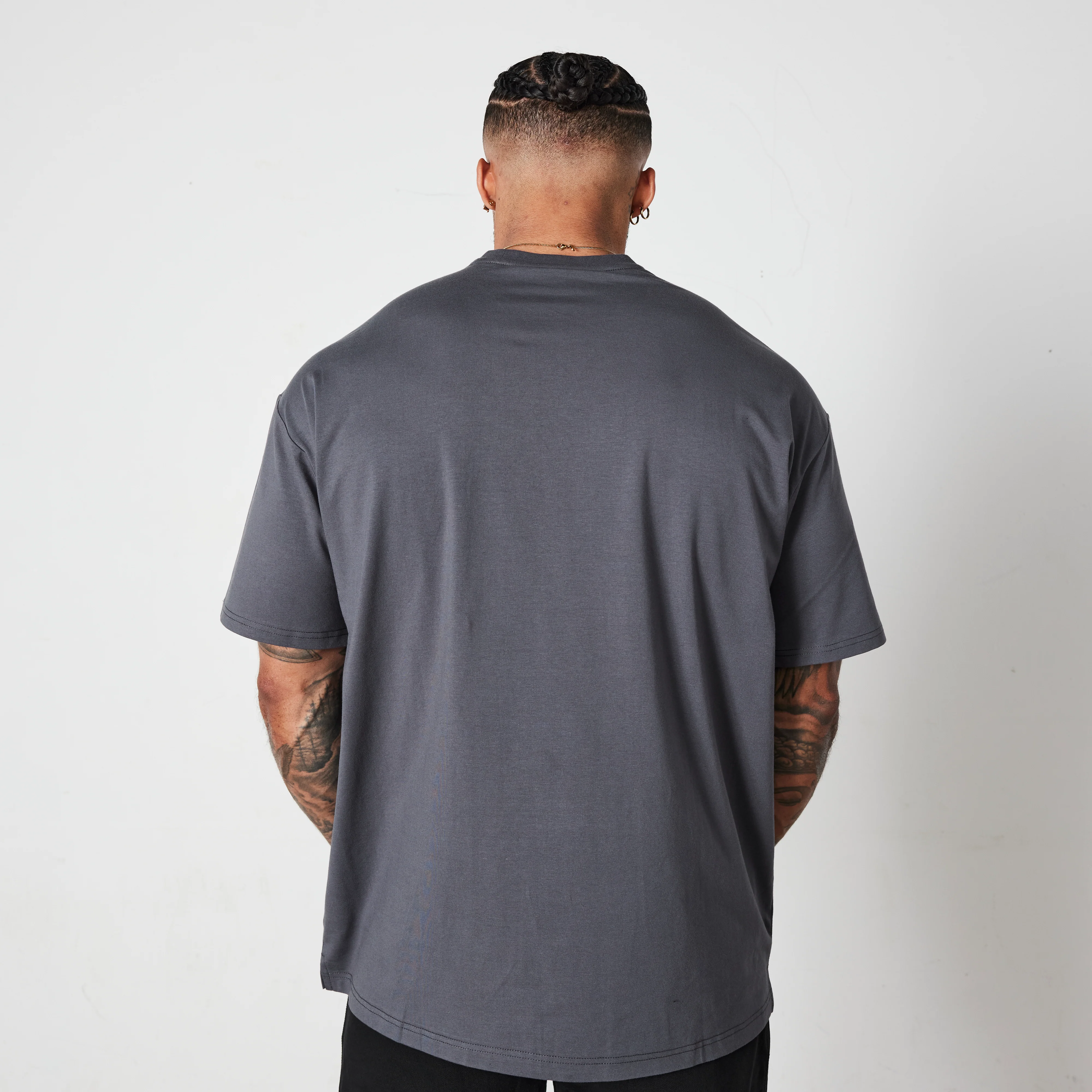 Vanquish Essential Denim Blue Oversized T Shirt - Image 5