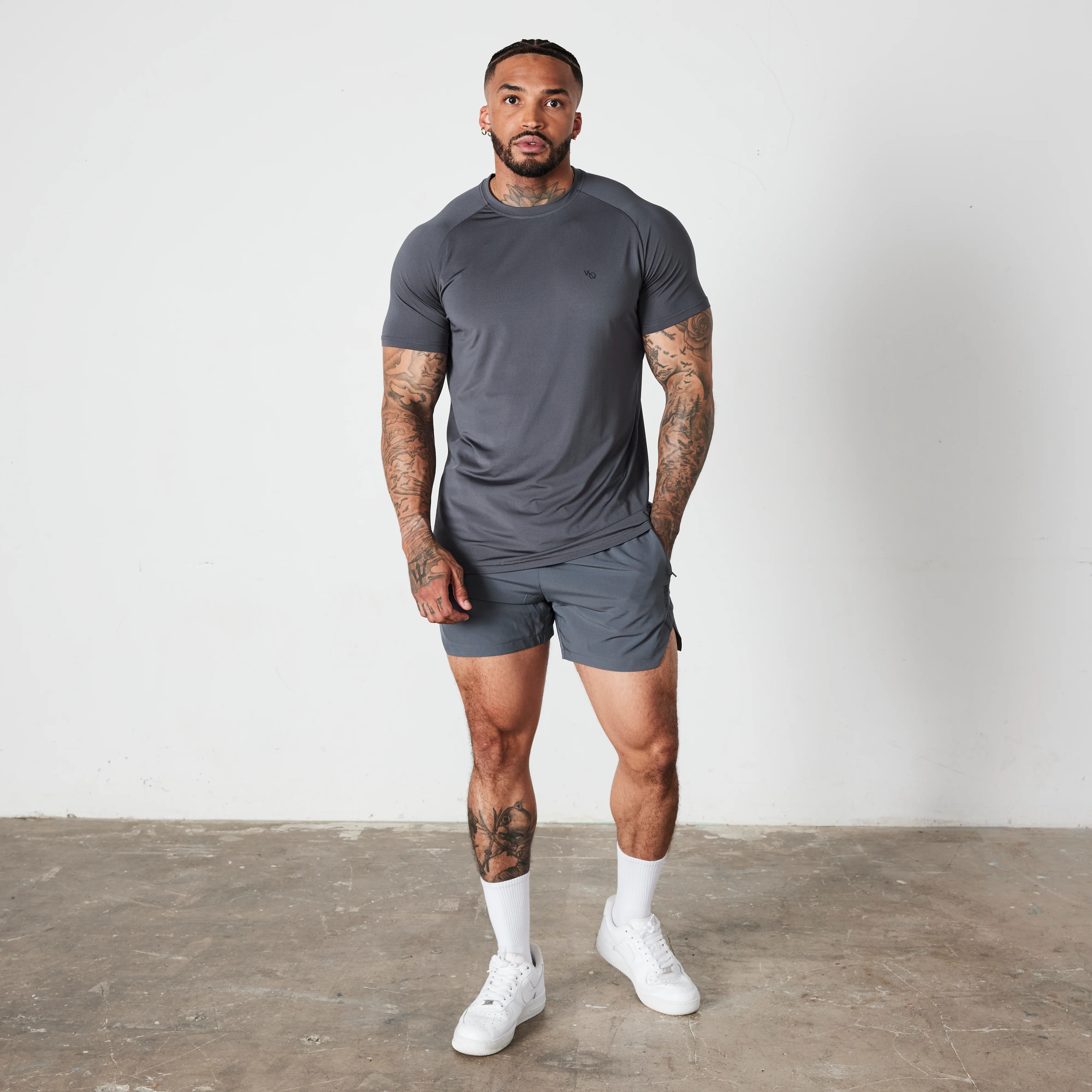 Vanquish Essential Denim Blue Performance Short Sleeve T Shirt - Image 6