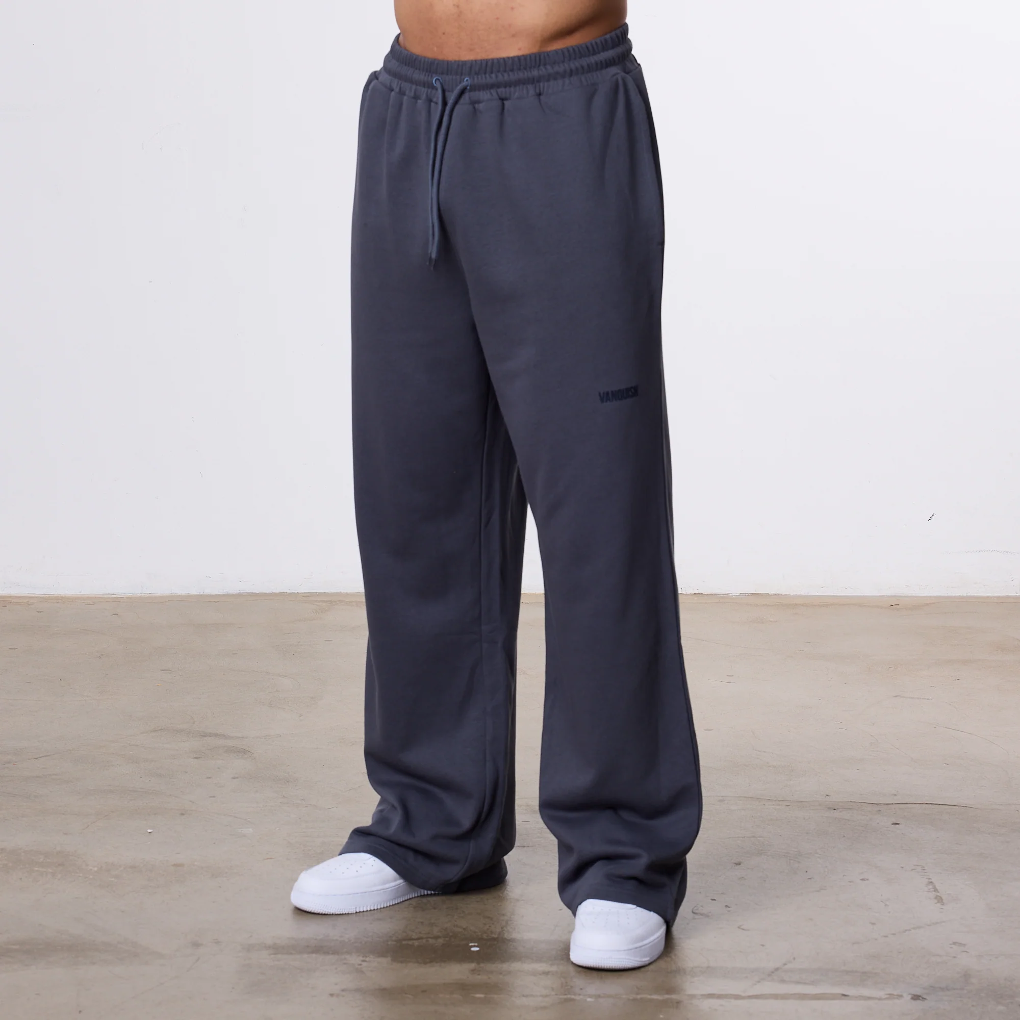 Vanquish Essential Denim Blue Straight Leg Sweatpants - Image 5