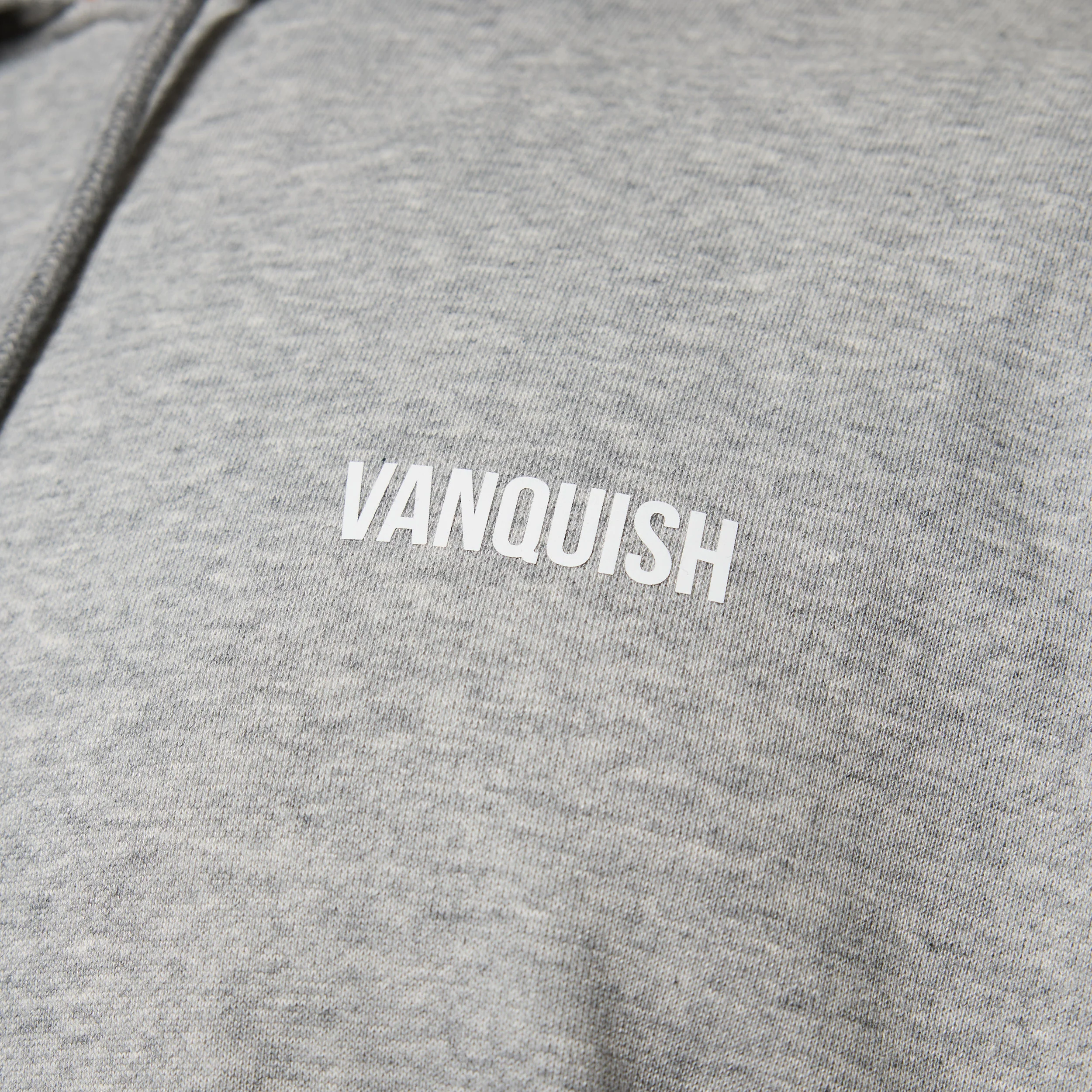 Vanquish Essential Grey Melange Oversized Pullover Hoodie - Image 4
