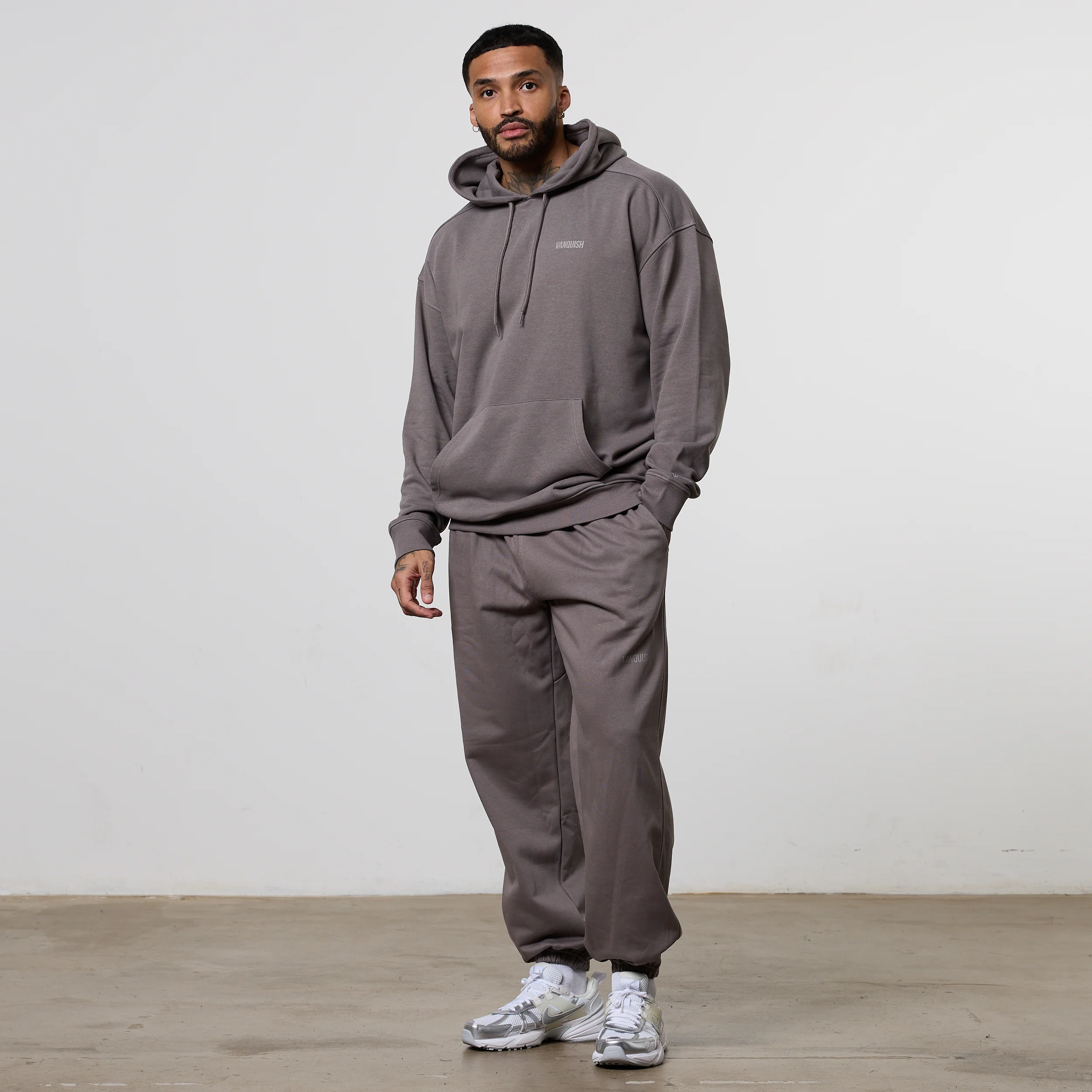 Vanquish Essential Mushroom Oversized Pullover Hoodie - Image 3