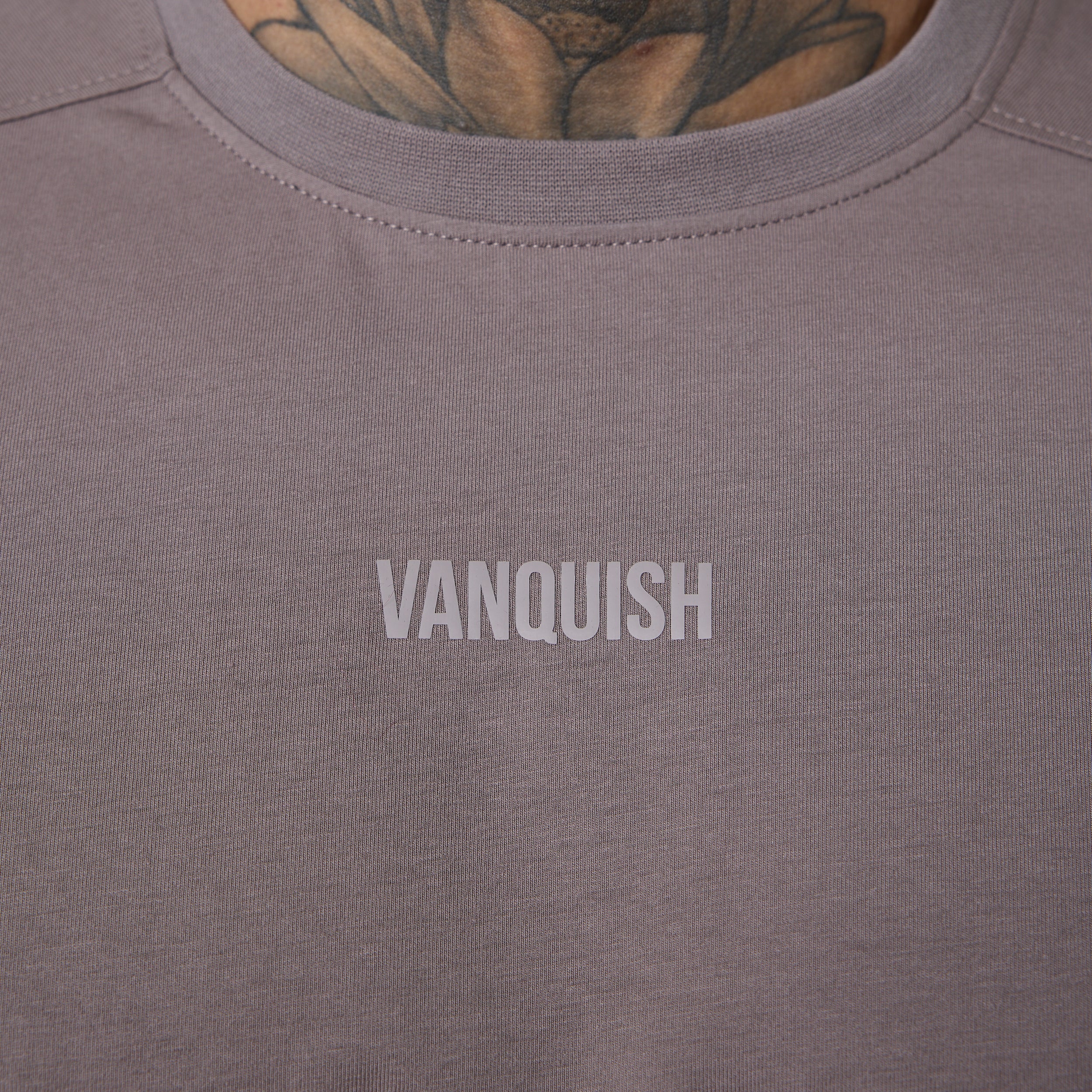 Vanquish Essential Mushroom Oversized T Shirt - Image 5