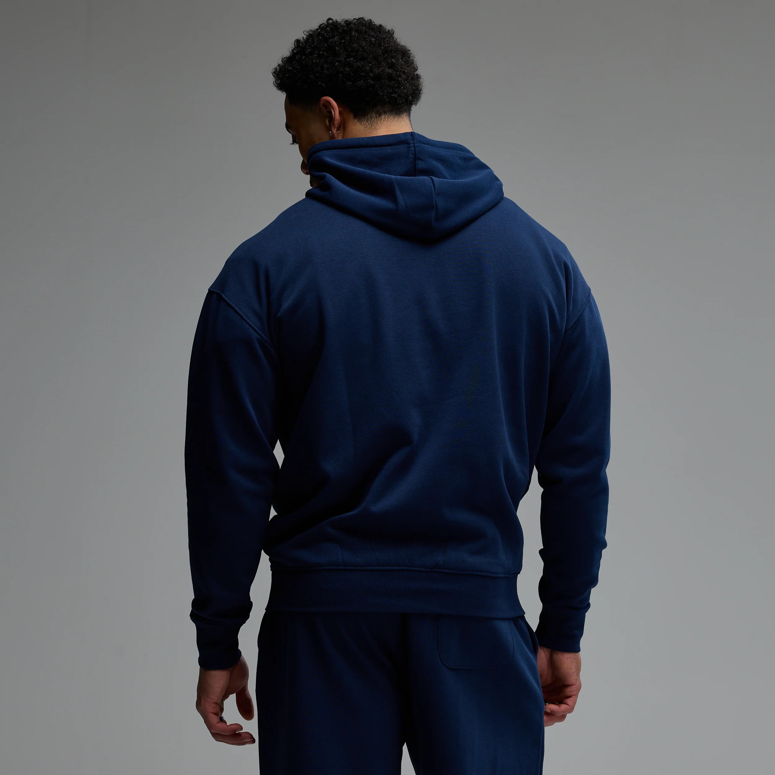 Vanquish Essential Navy Pullover Hoodie - Image 2