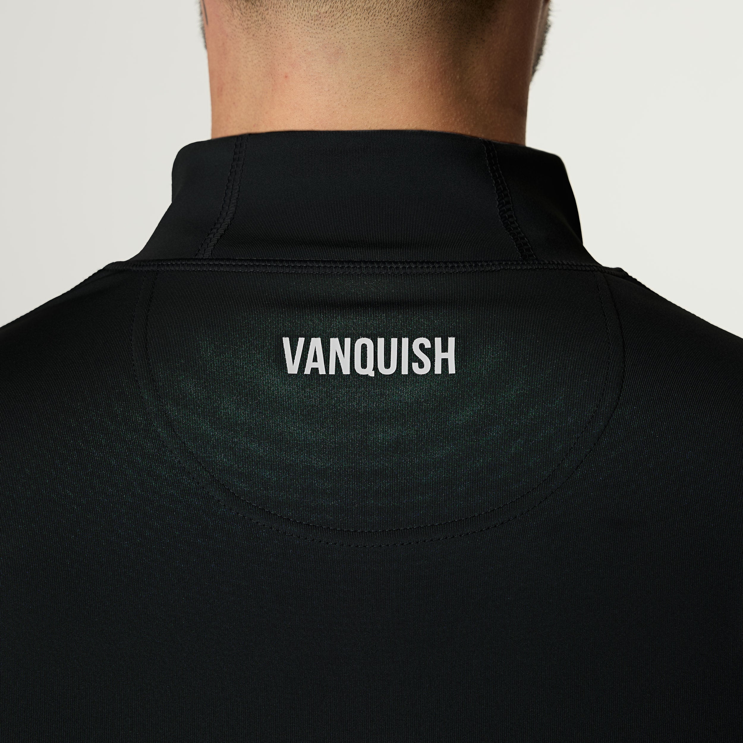 Vanquish Essential V2 Performance Black 1/4 Zip Top - Image 4