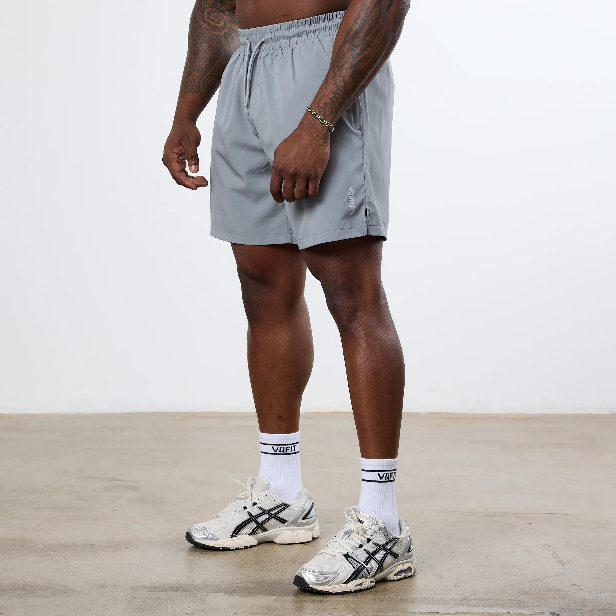 Vanquish Essential Steel Grey 7" Performance Shorts - Image 4