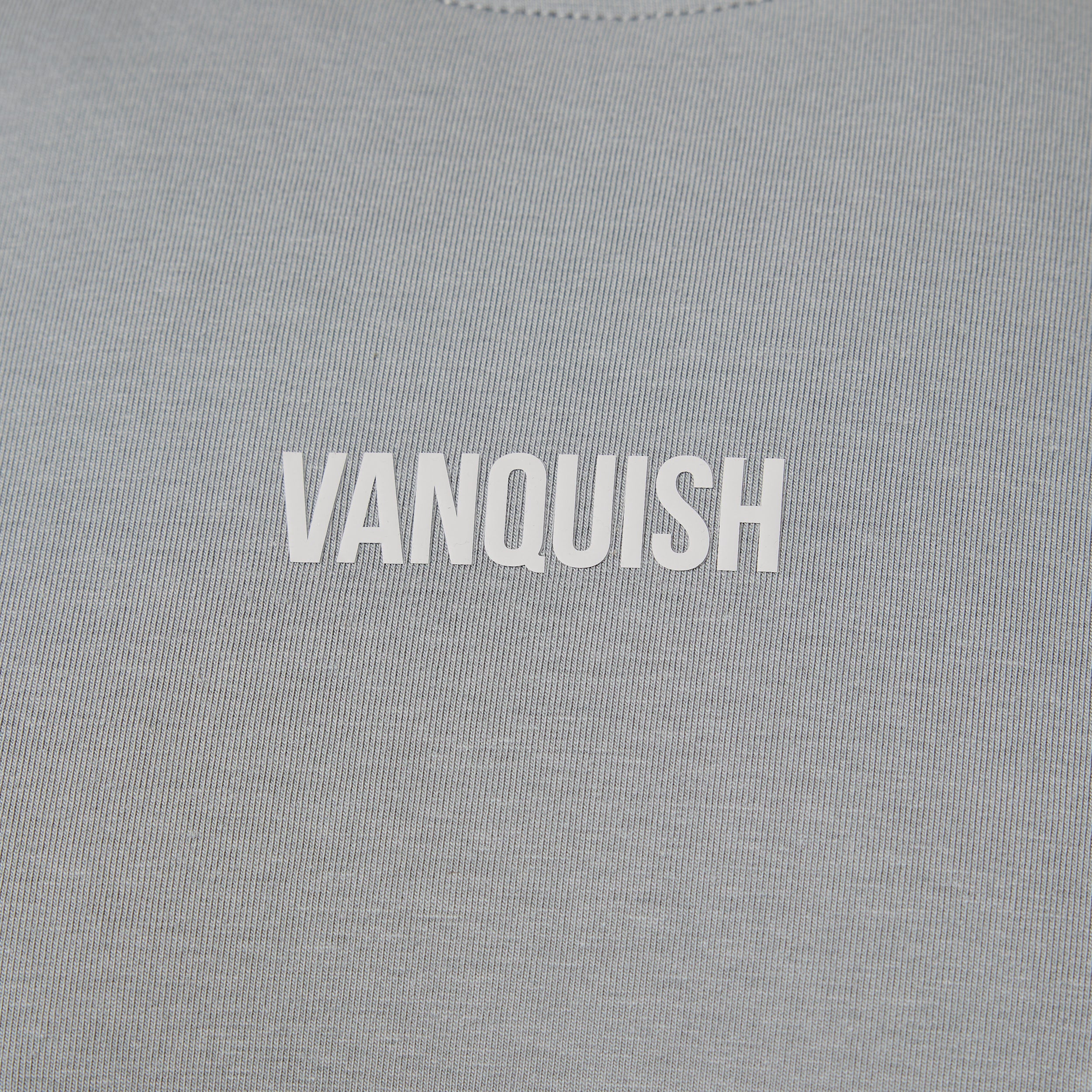 Vanquish Essential V2 Steel Grey Oversized Boxy T Shirt - Image 4