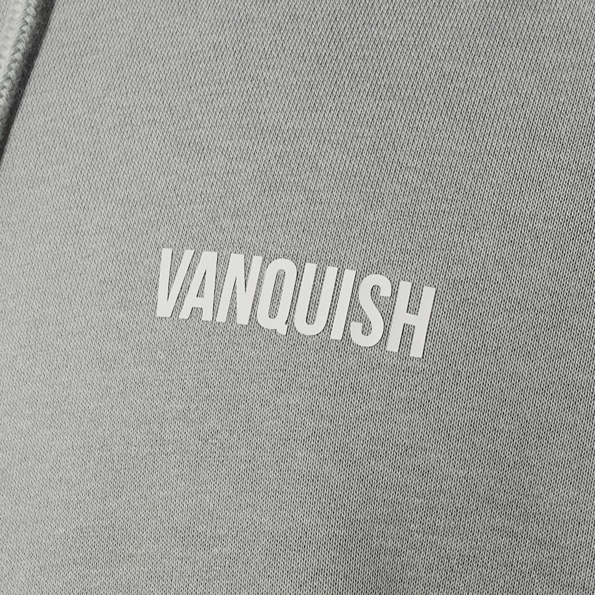 Vanquish Essential Steel Grey Oversized Pullover Hoodie - Image 3