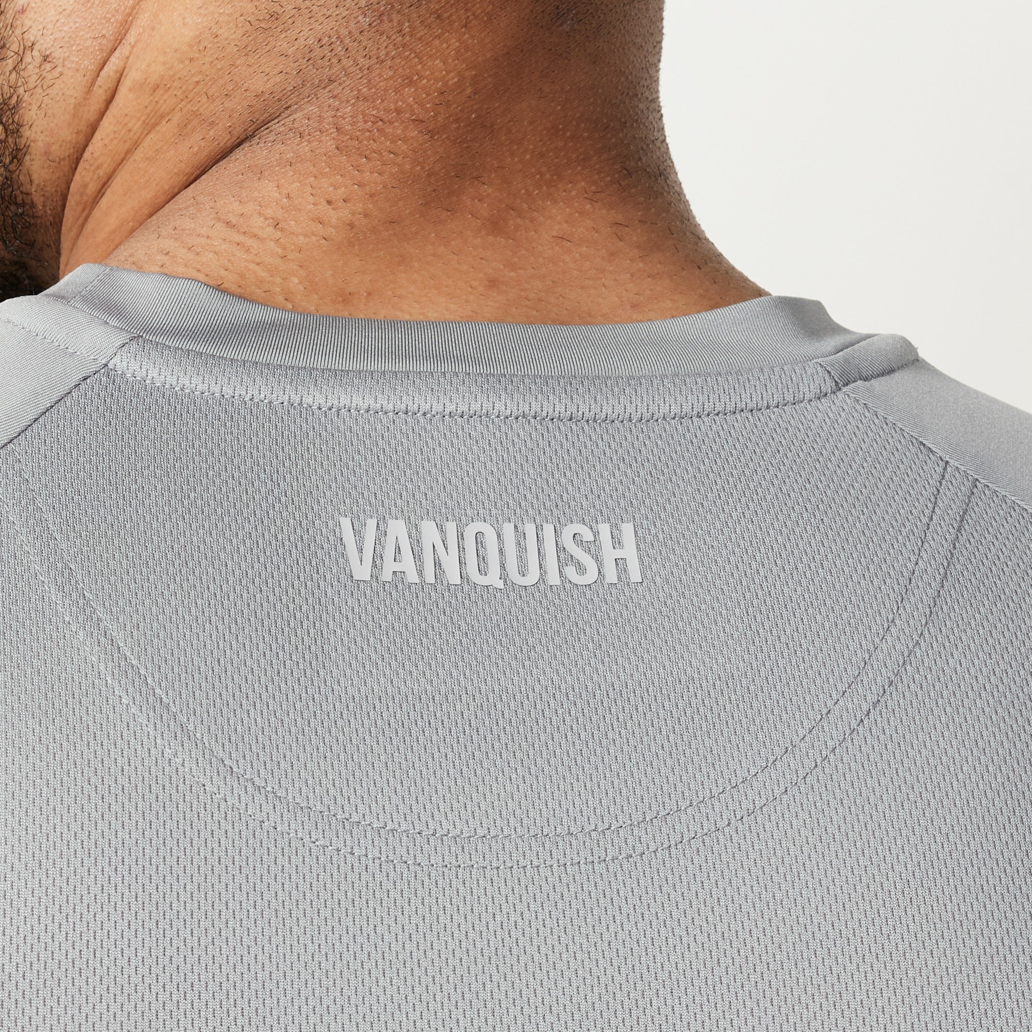 Vanquish Essential Steel Grey Performance Short Sleeve T Shirt - Image 3