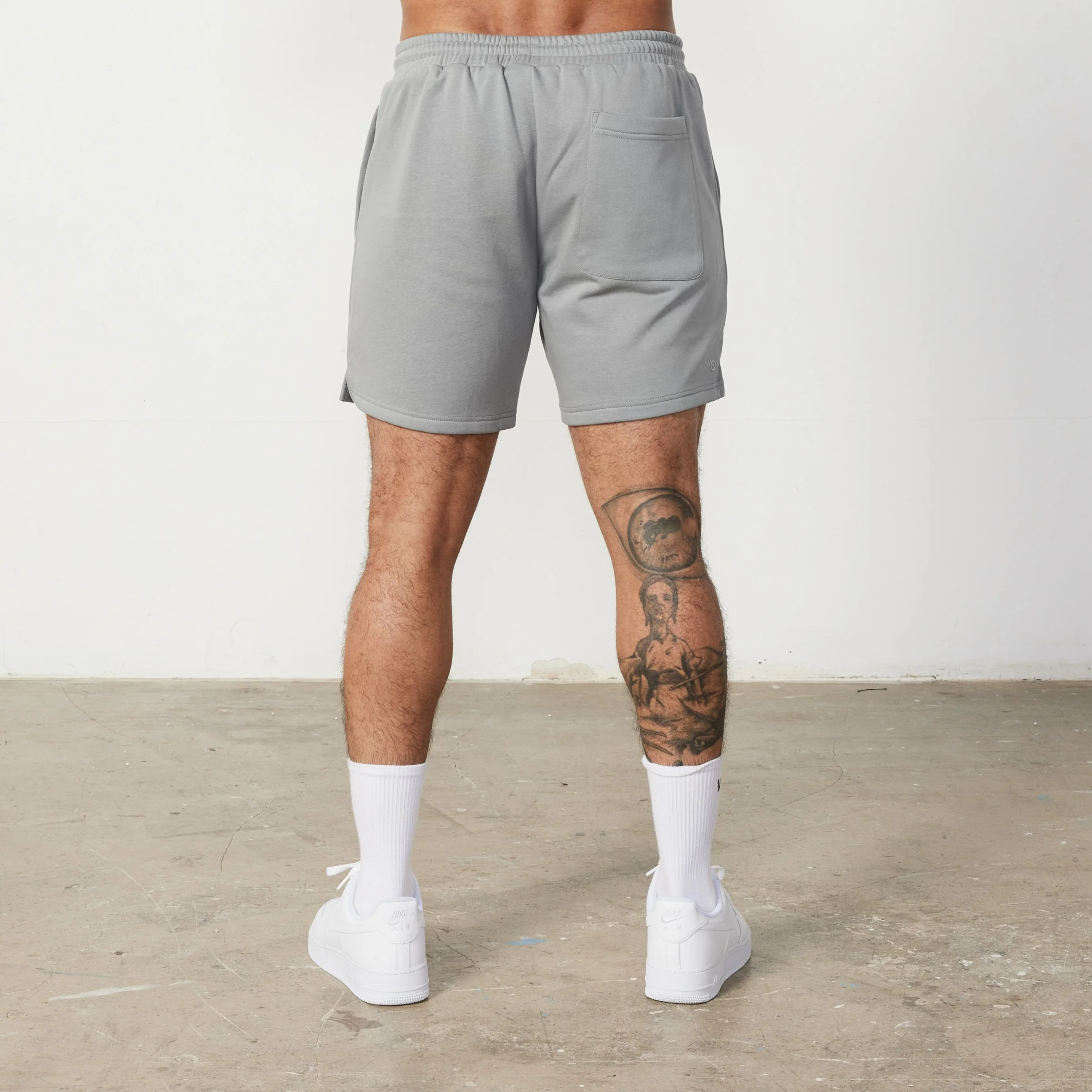 Vanquish Essential Steel Grey Regular Fit Shorts - Image 3