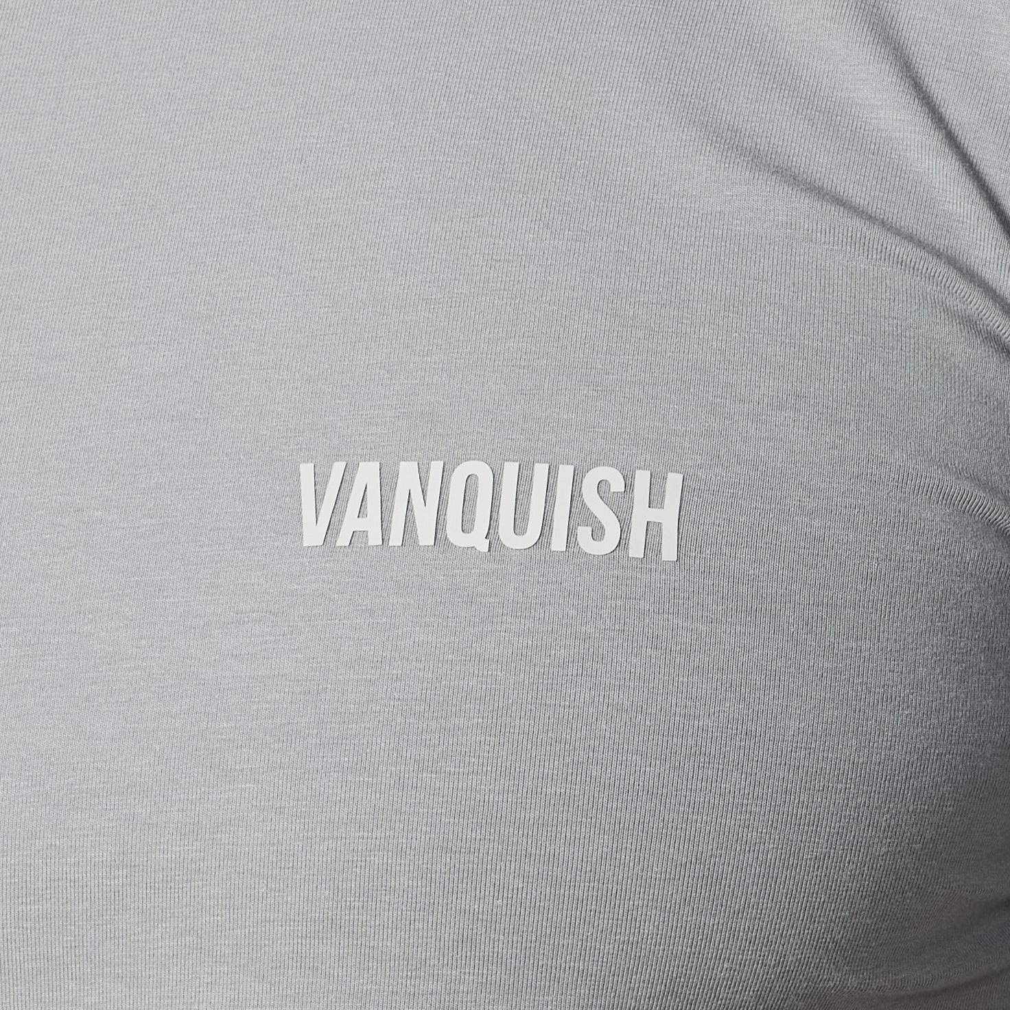 Vanquish Essential Steel Grey Slim Fit Short Sleeve T Shirt - Image 3