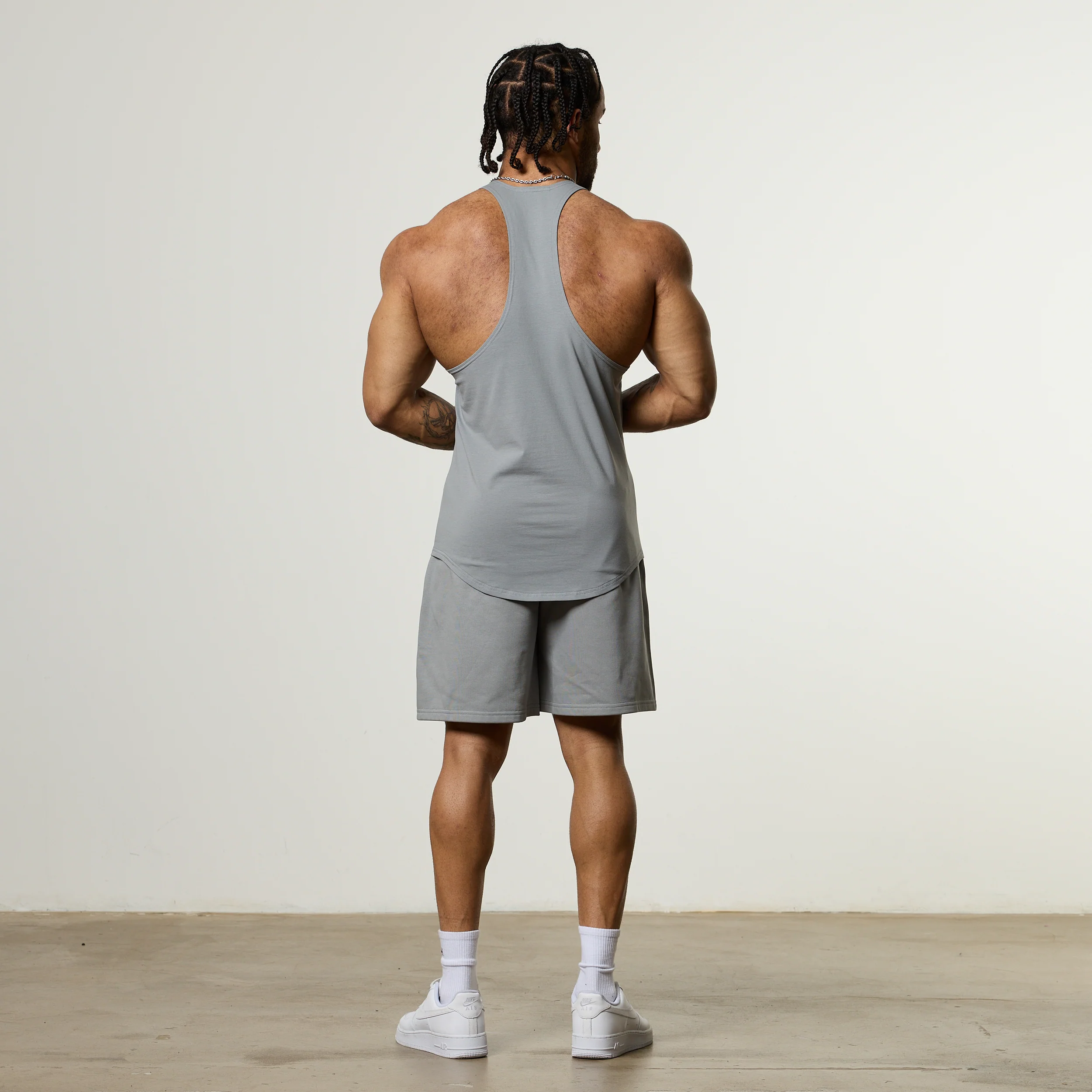 Vanquish Essential V2 Steel Grey Stringer Vest - Image 3