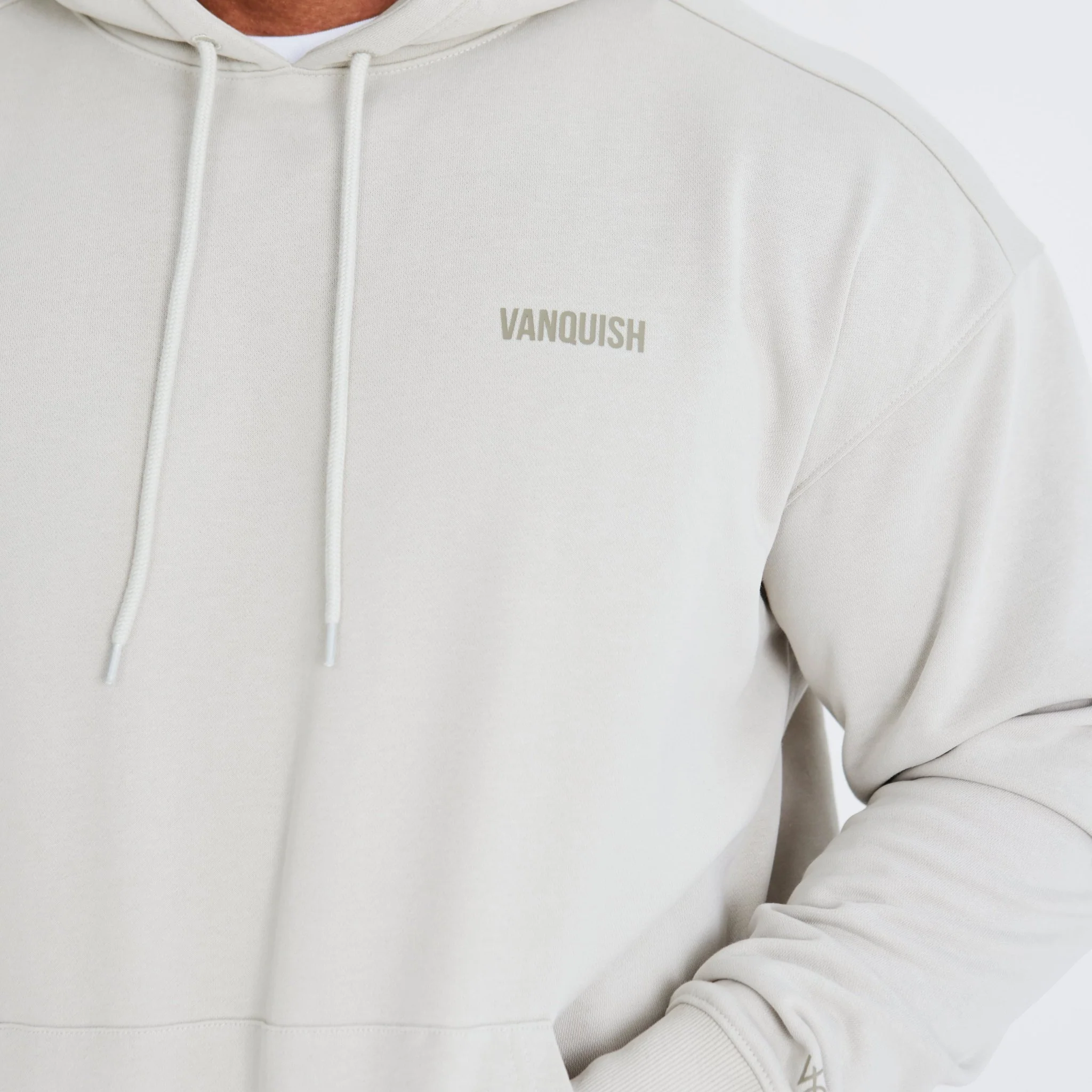 Vanquish Essential Stone Oversized Pullover Hoodie - Image 3