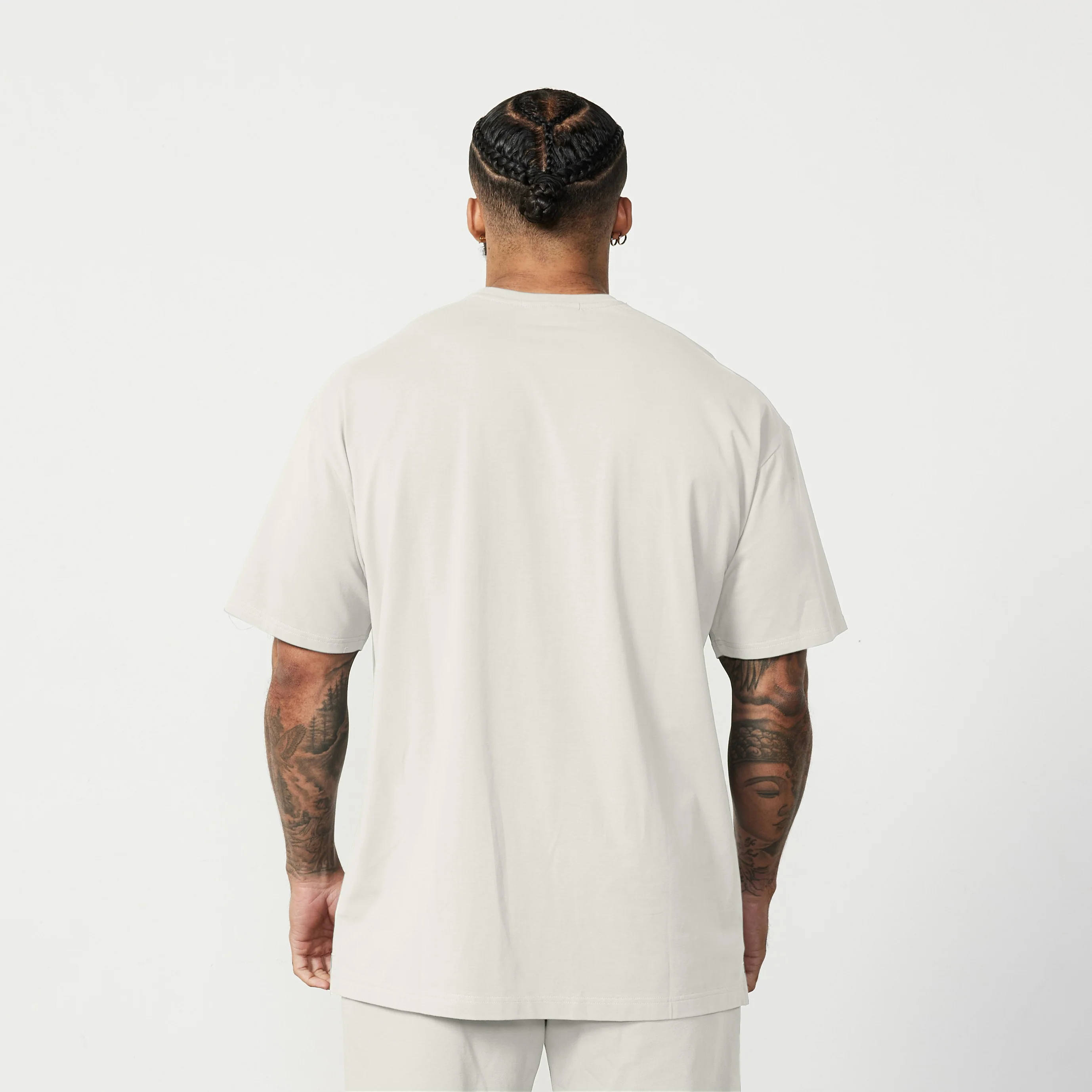 Vanquish Essential Stone Oversized T Shirt - Image 3