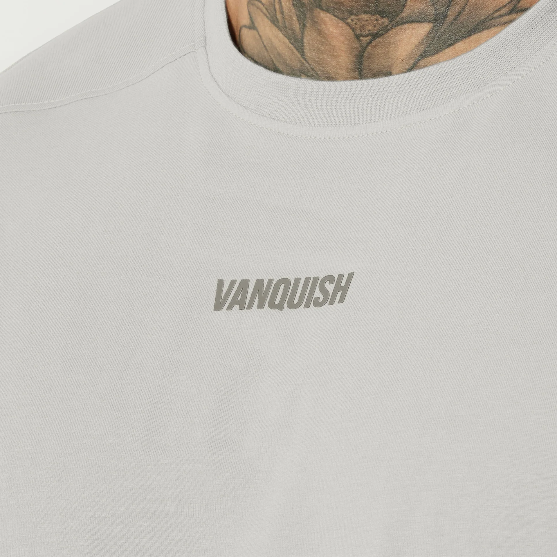 Vanquish Essential Stone Oversized T Shirt - Image 5