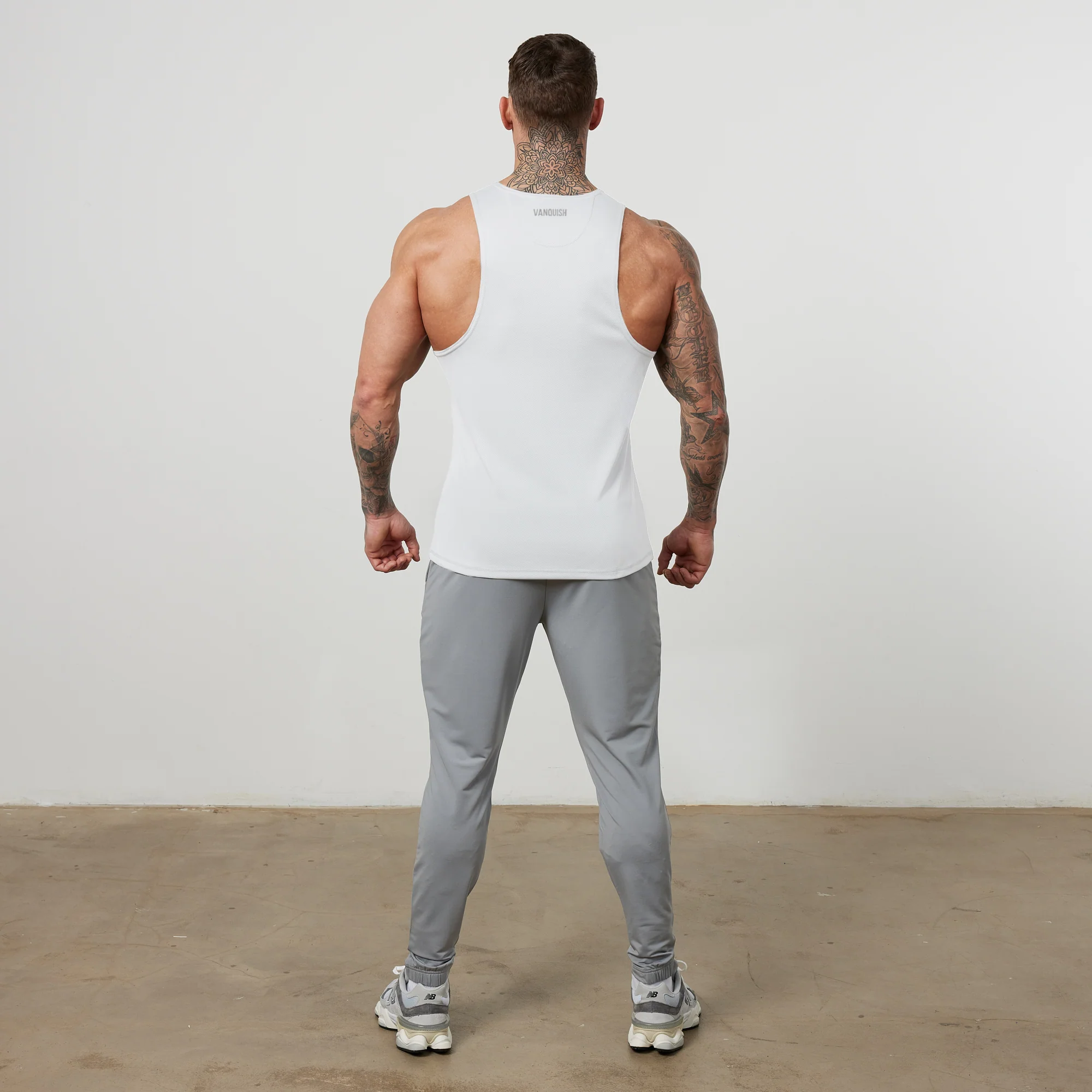 Vanquish Essential White Performance Tank Top - Image 4